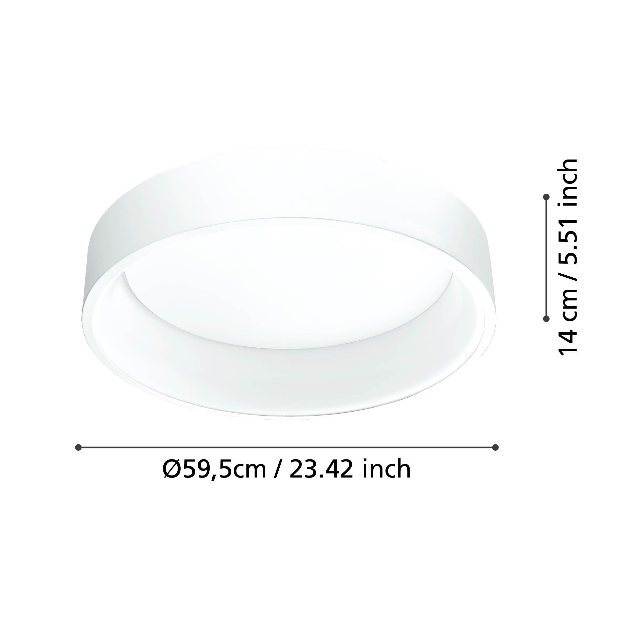 Plafonnier LED MARGHERA 1 blanc Ø59,5cm