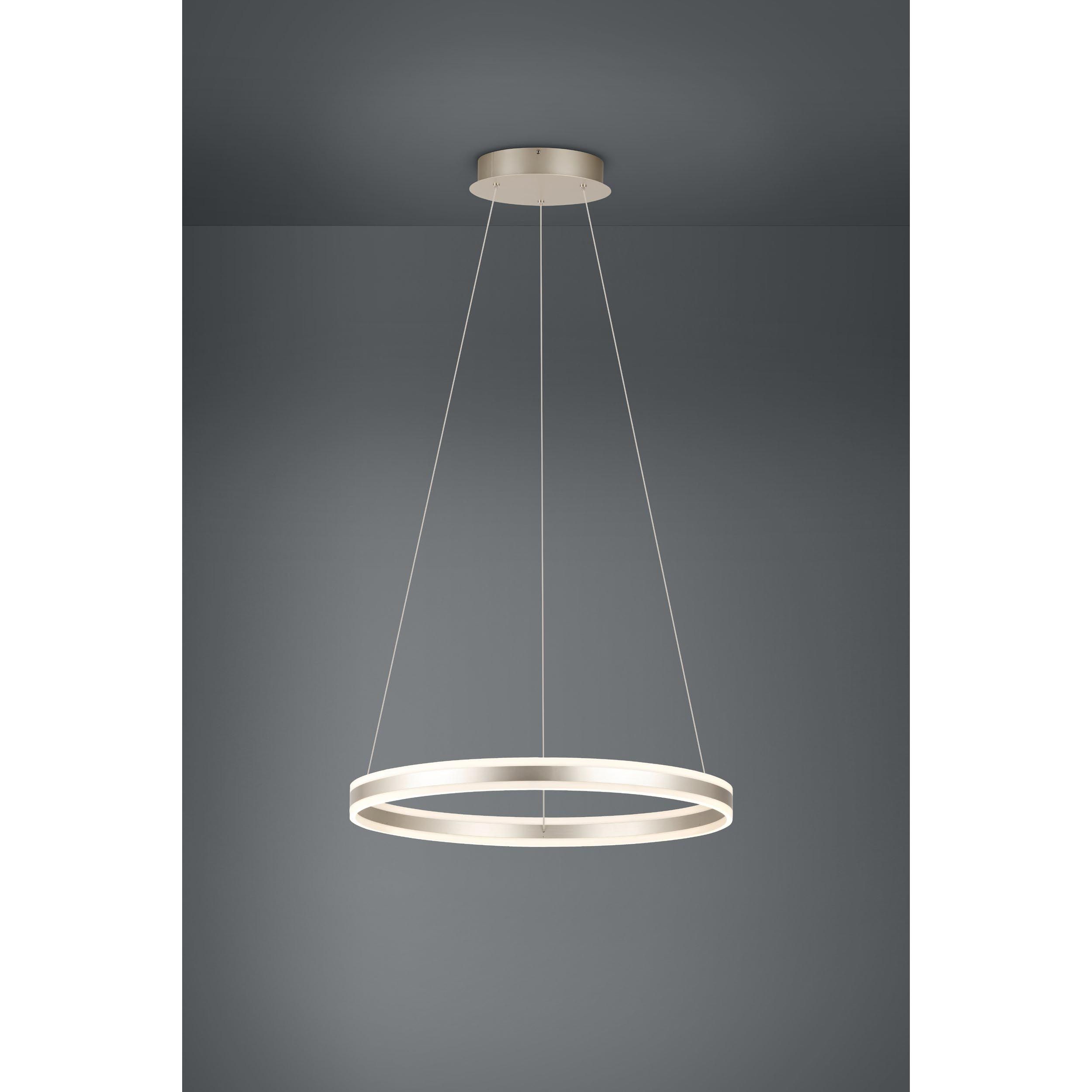 Suspension métal doré TONARELLA D80CM LED INT 2X39W