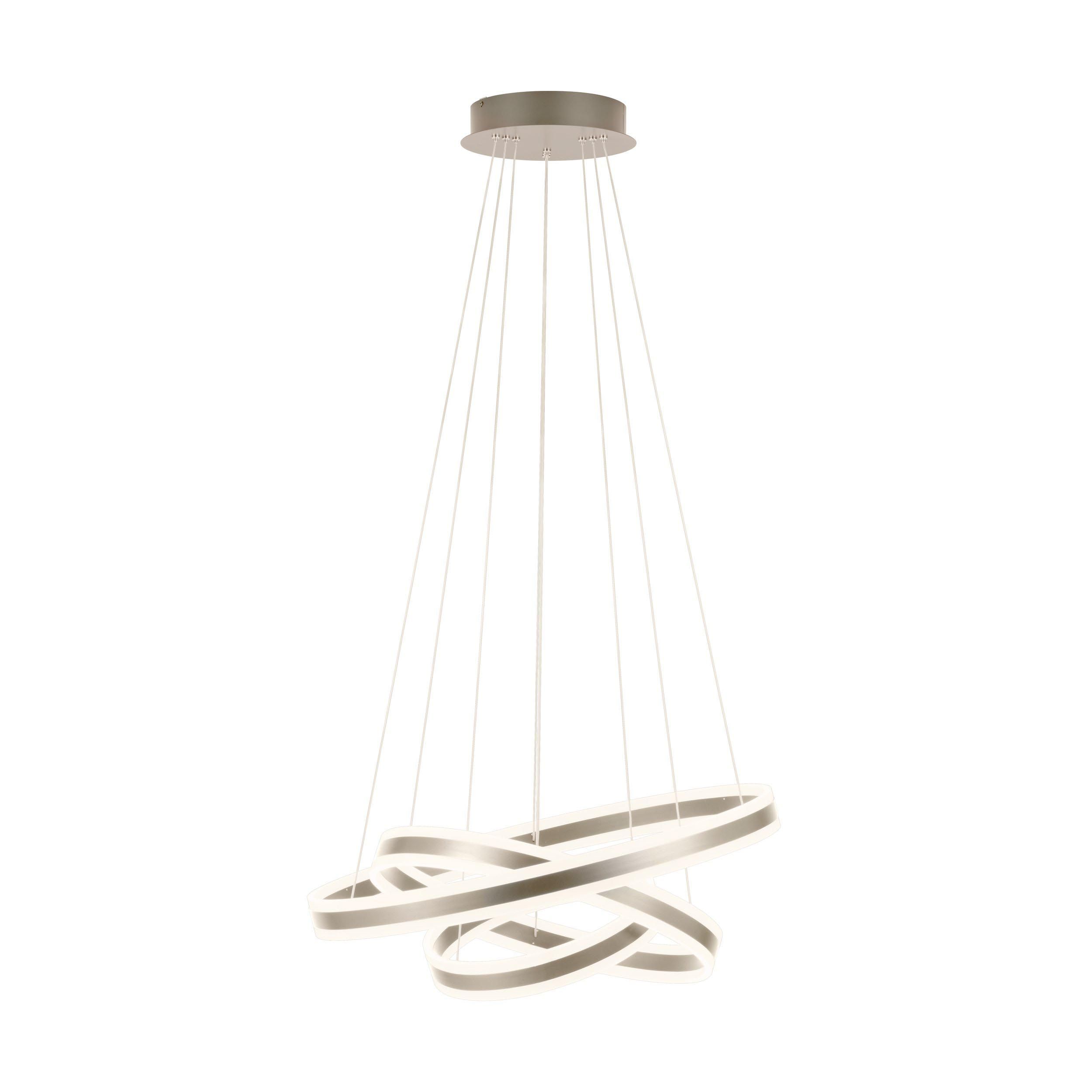 Suspension LED TONARELLA doré Ø80cm