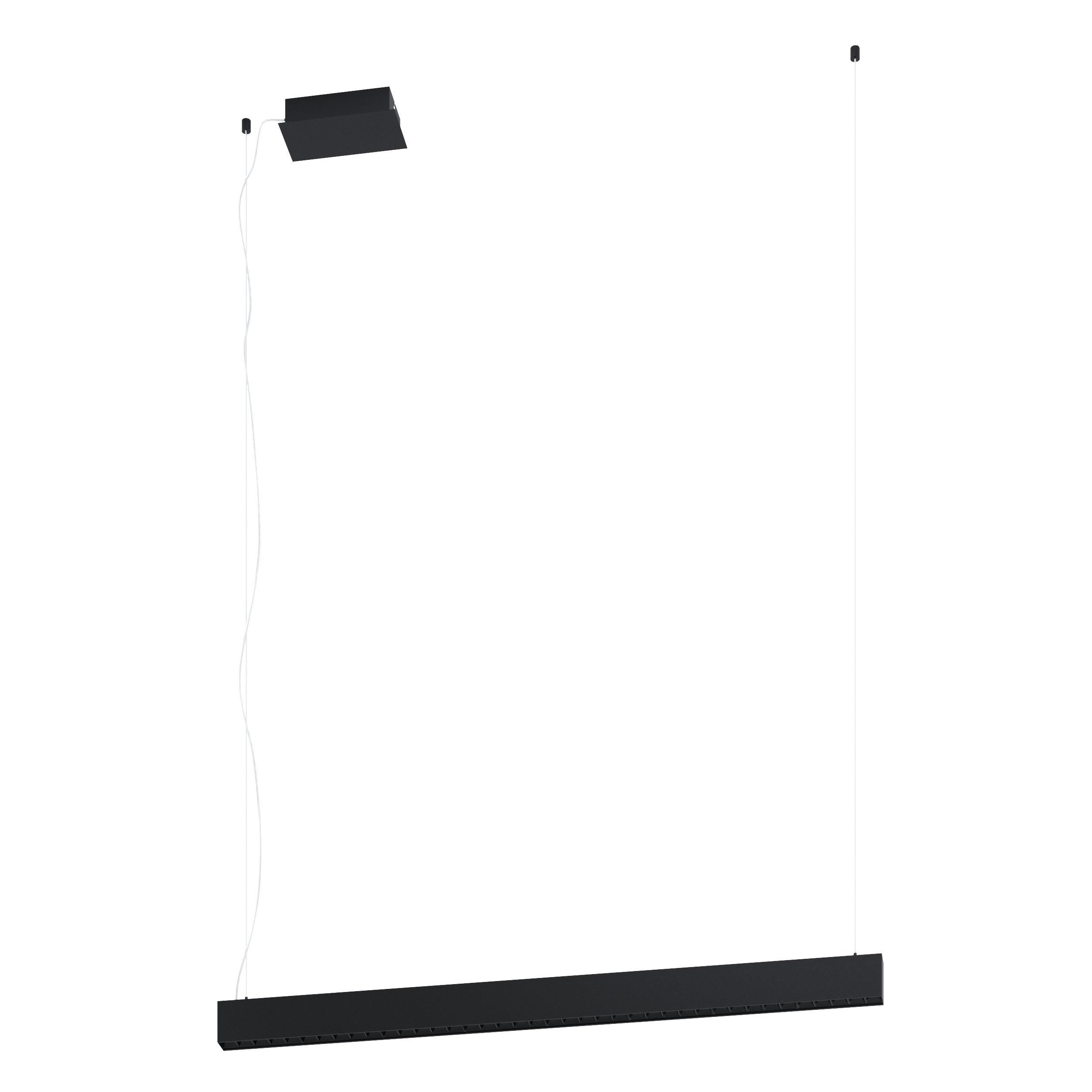 Suspension LED TERMINI noir L106,5cm