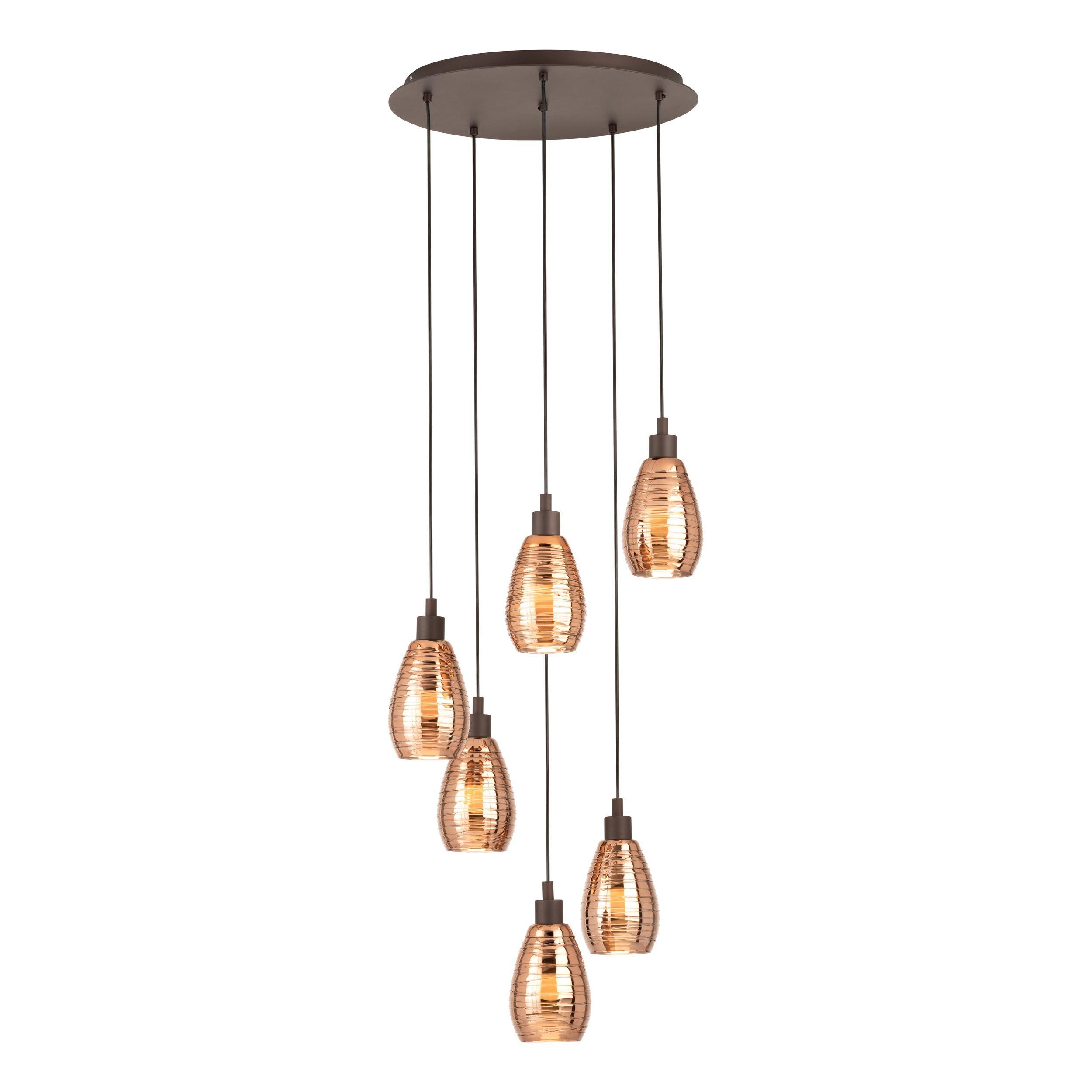 Suspension SIRACUSA marron Ø50cm