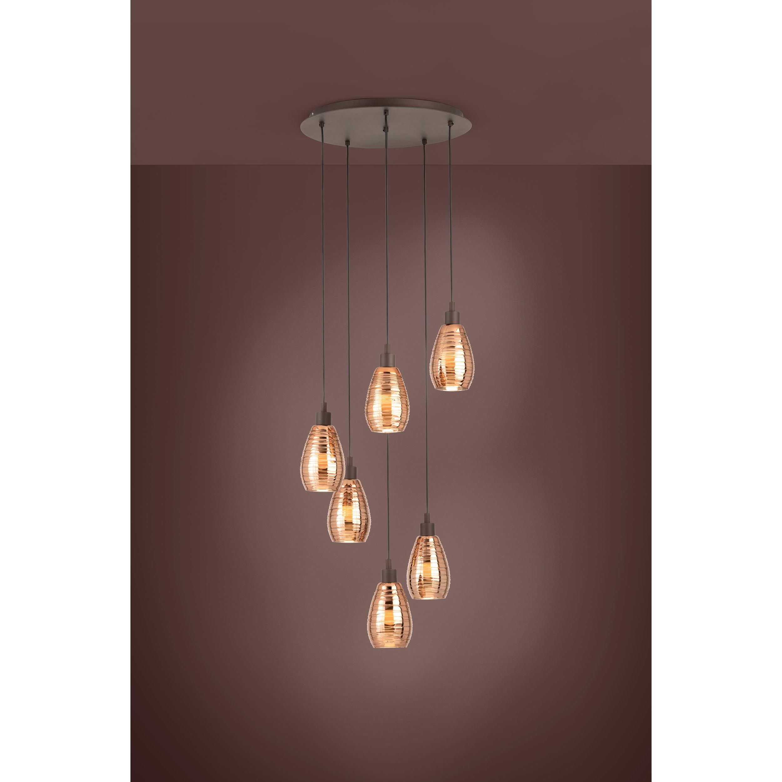 Suspension SIRACUSA marron Ø50cm