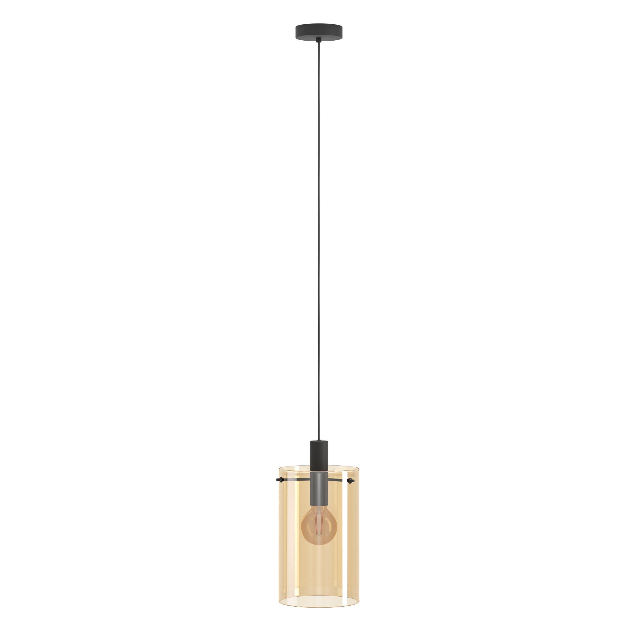 Suspension POLVERARA ambre Ø18cm