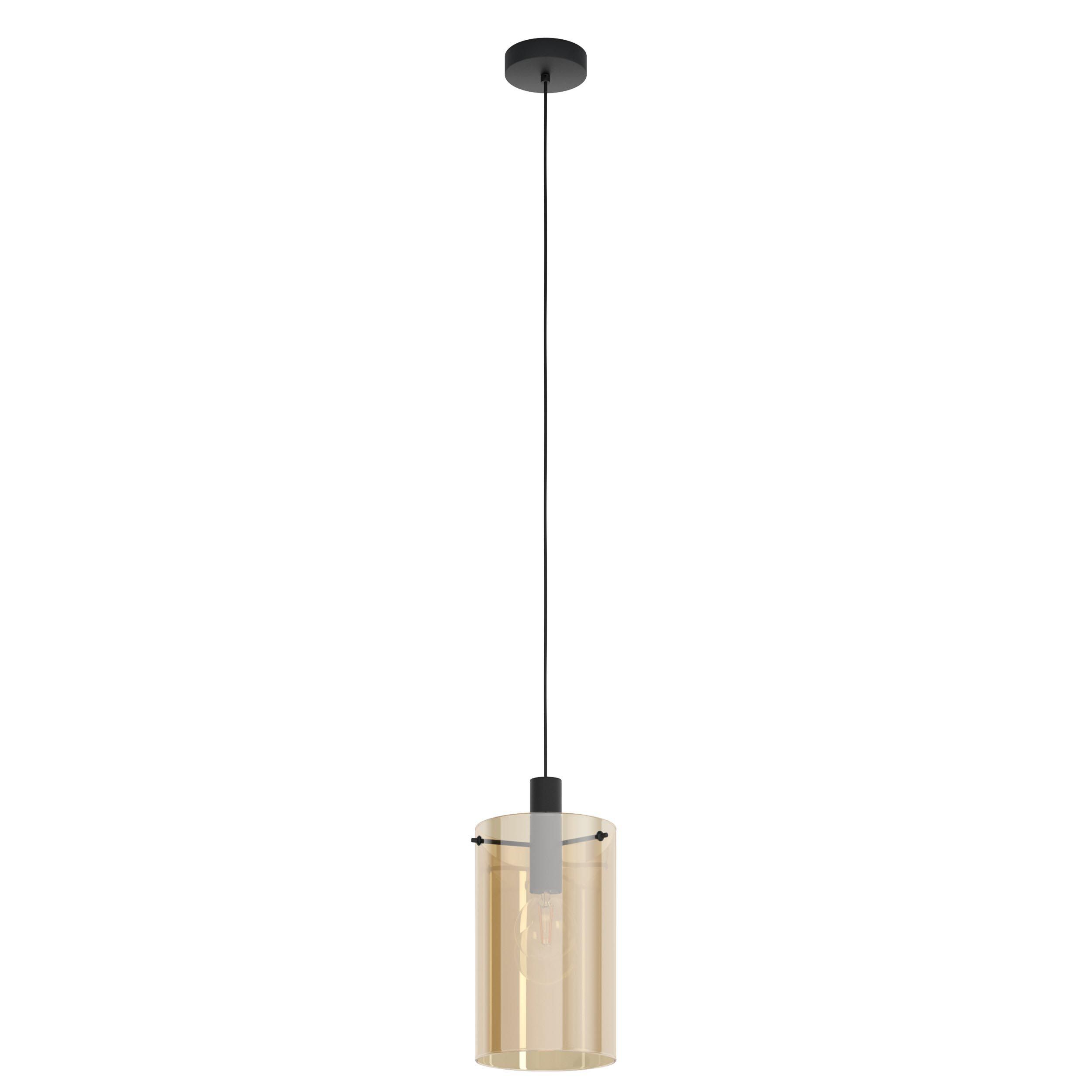 Suspension POLVERARA ambre Ø18cm