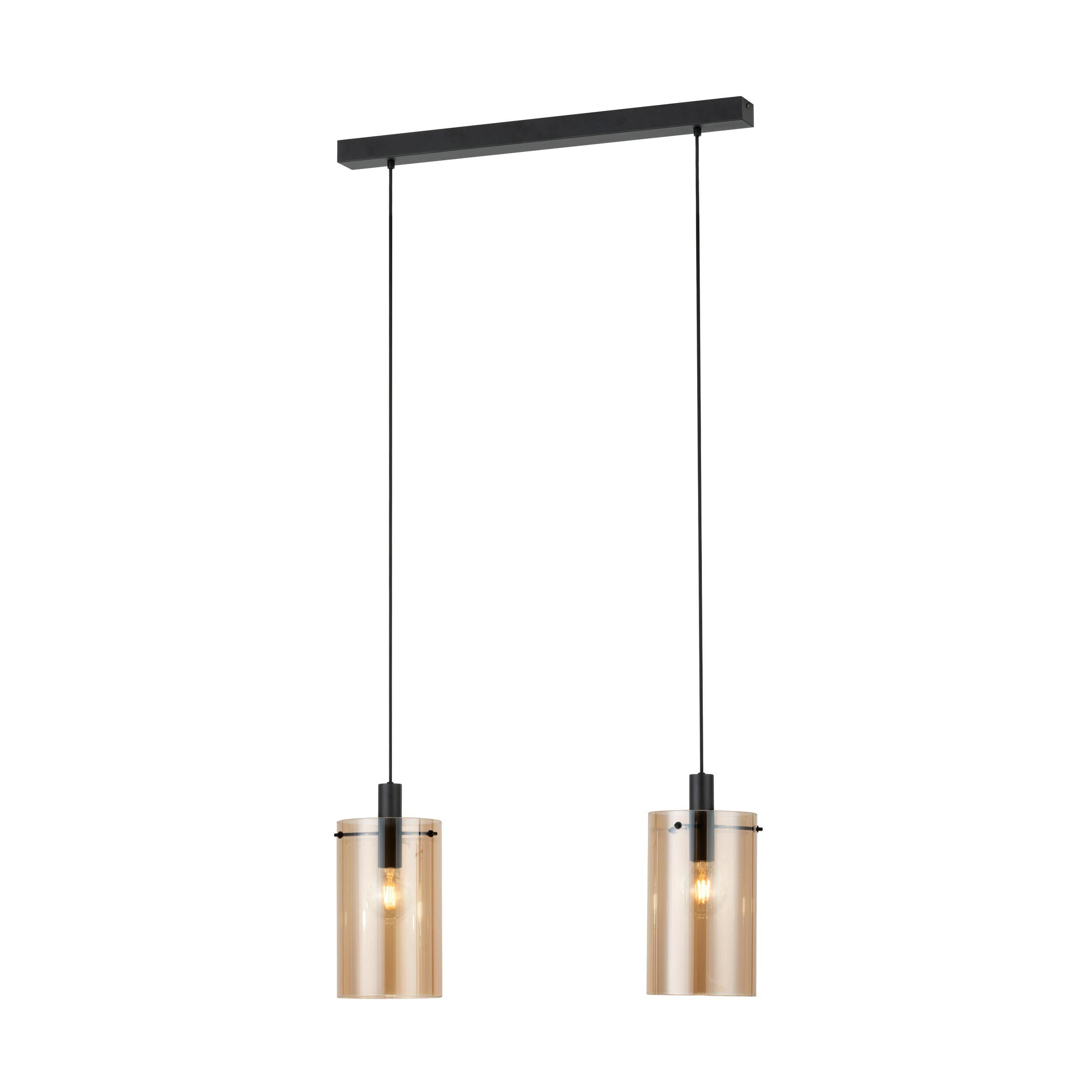 Suspension POLVERARA ambre L75cm