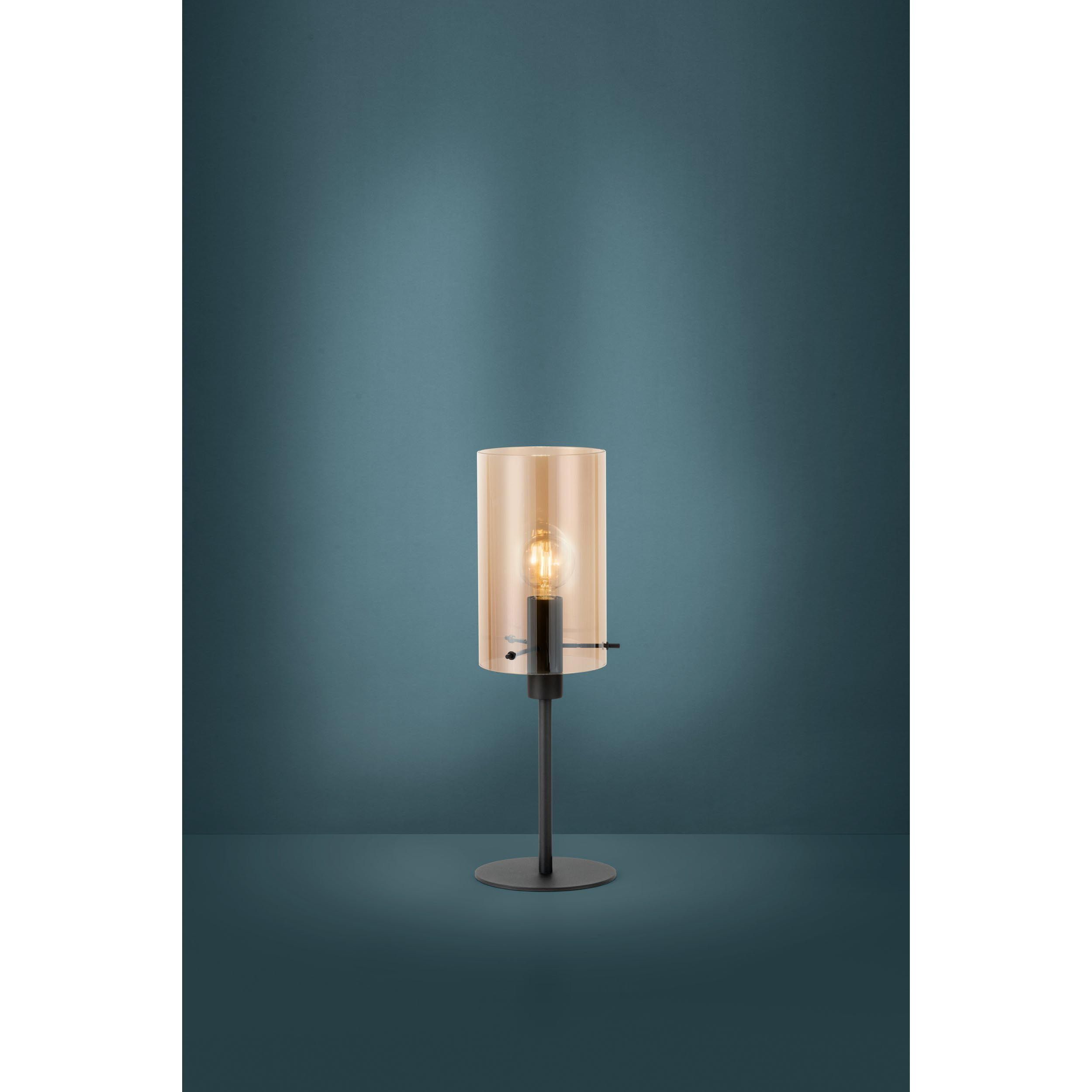 Lampe de table POLVERARA ambre H60,5cm
