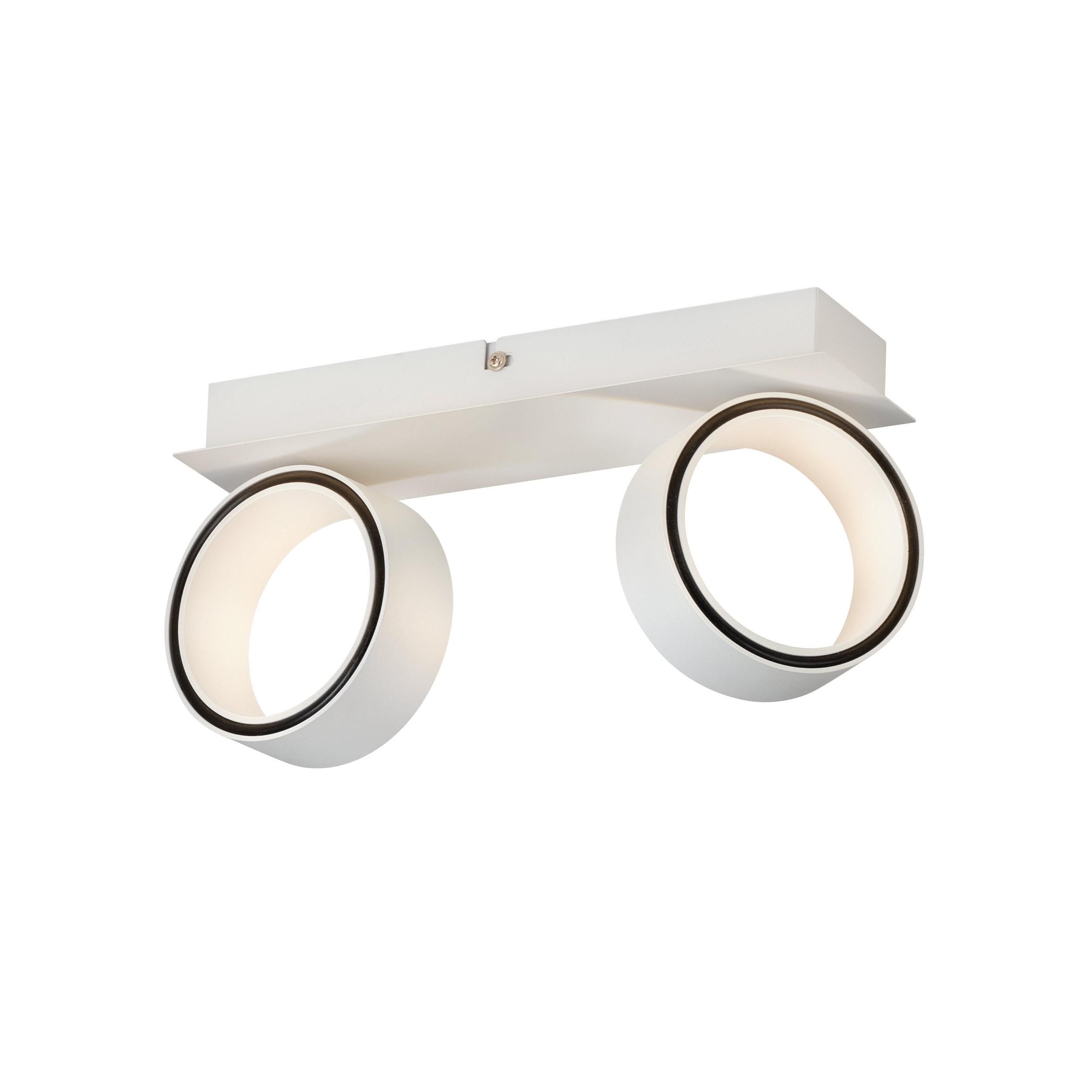 Réglette de spot LED ALBARIZA blanc L31cm