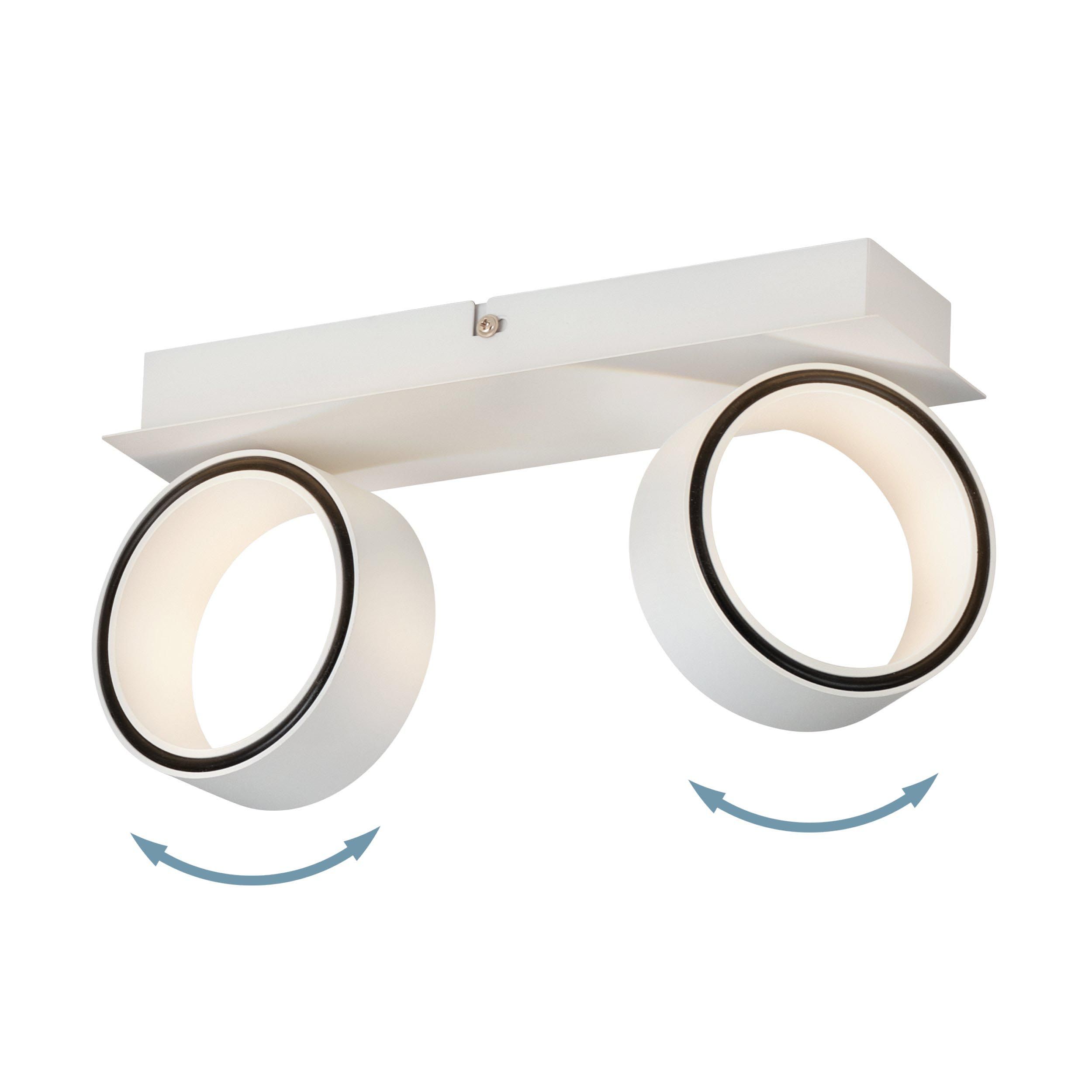 Réglette de spot LED ALBARIZA blanc L31cm