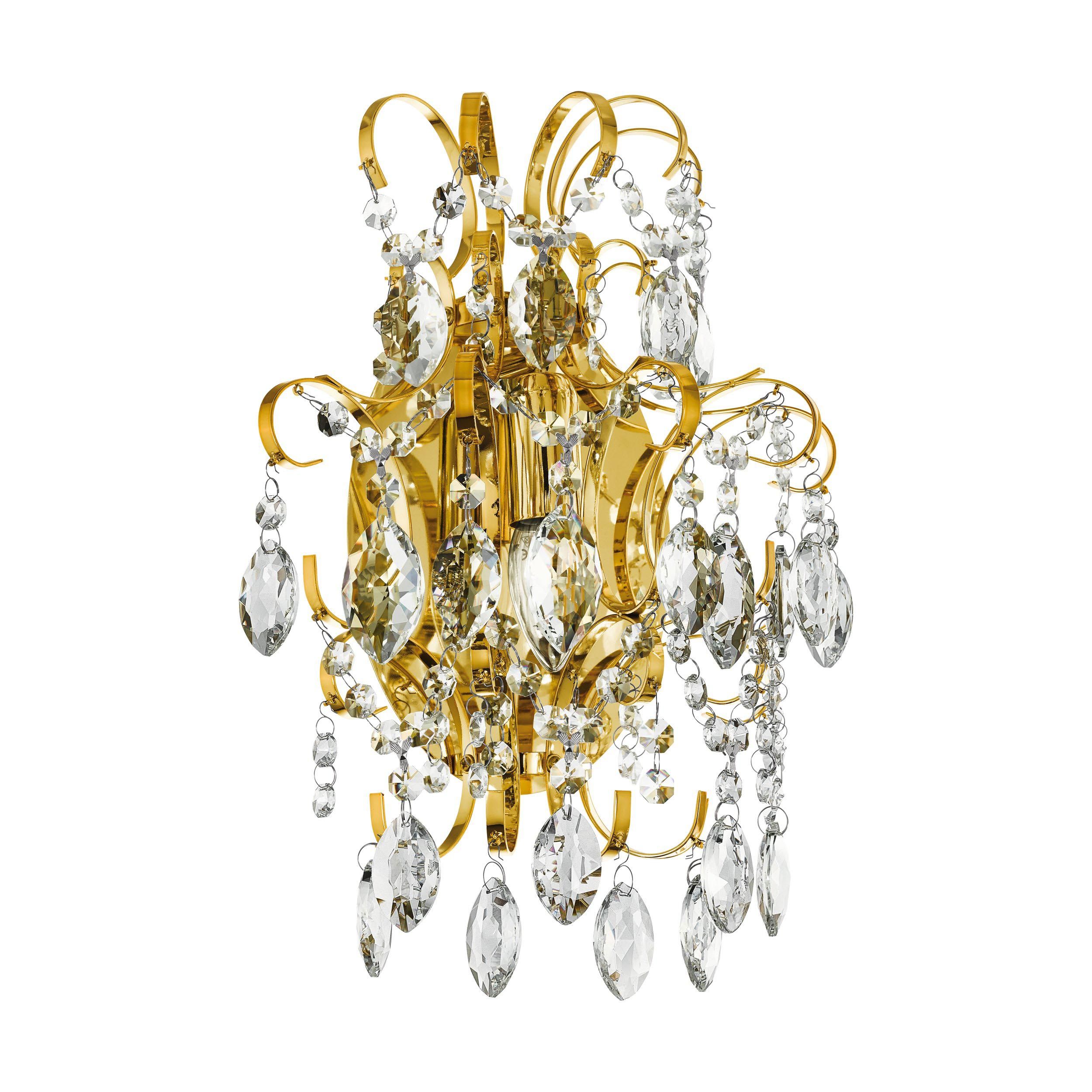Applique FENOULLET 1 verre doré L29cm