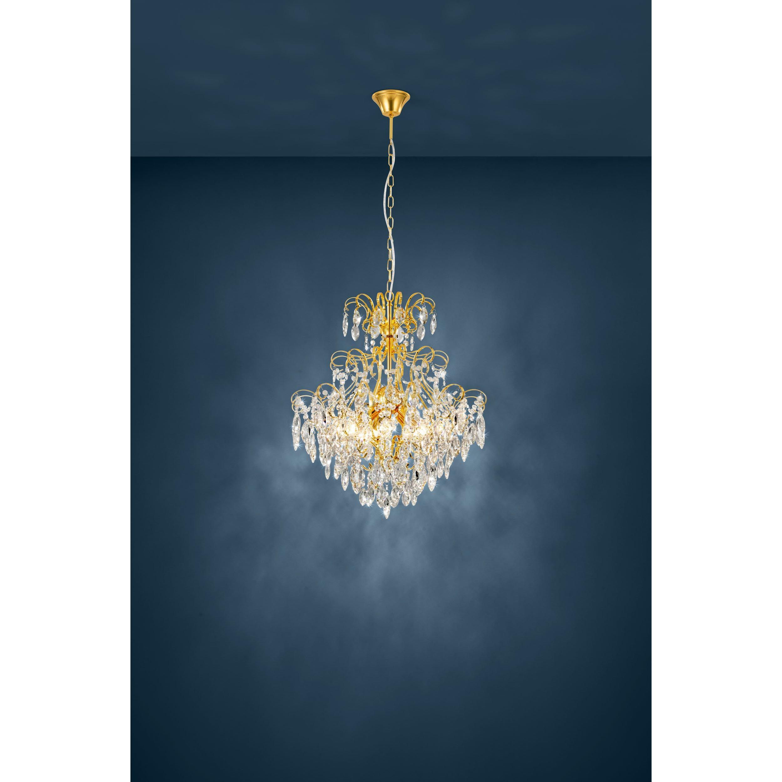 Suspension FENOULLET 1 verre doré Ø57,5cm