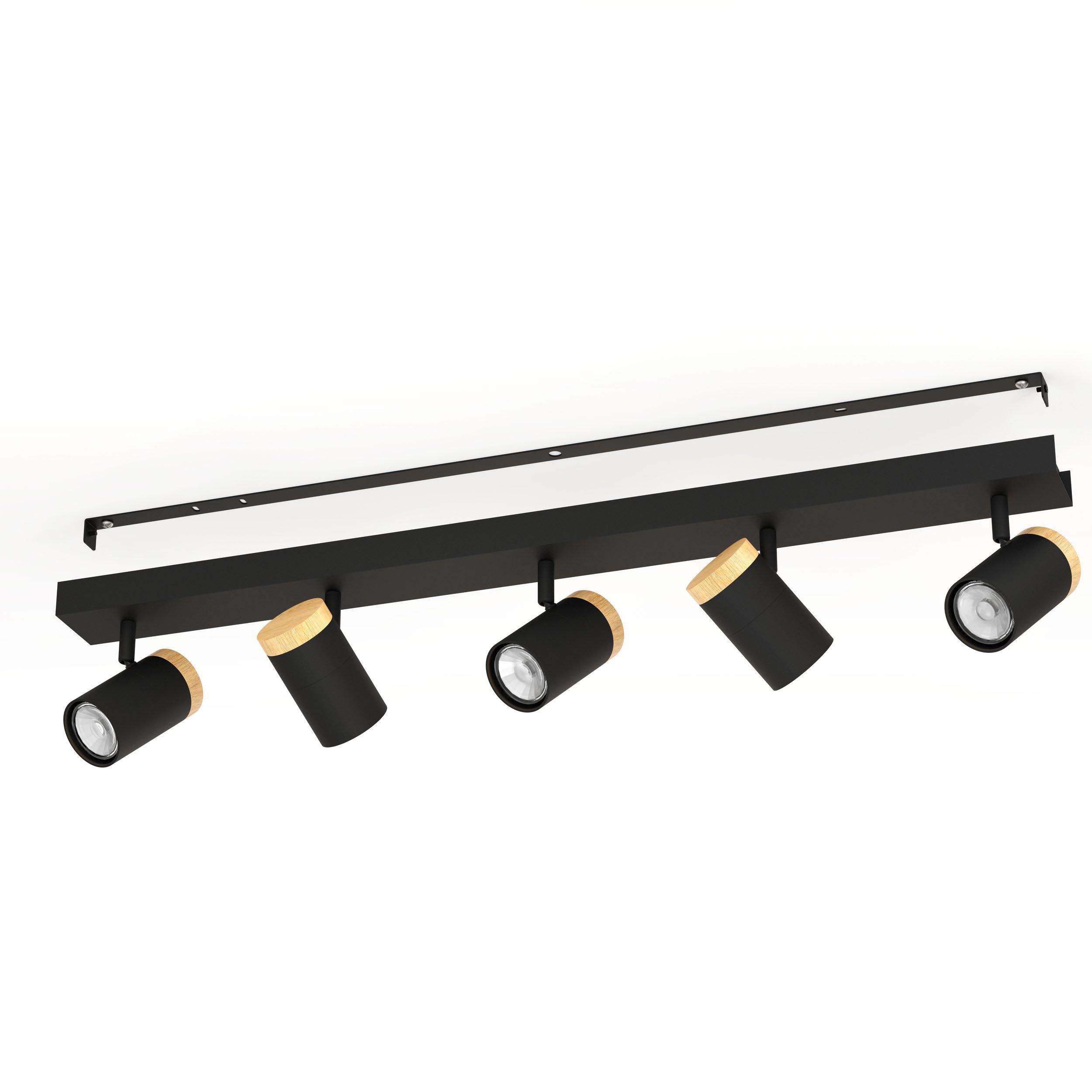 Réglette CARTAGENA noir L82cm