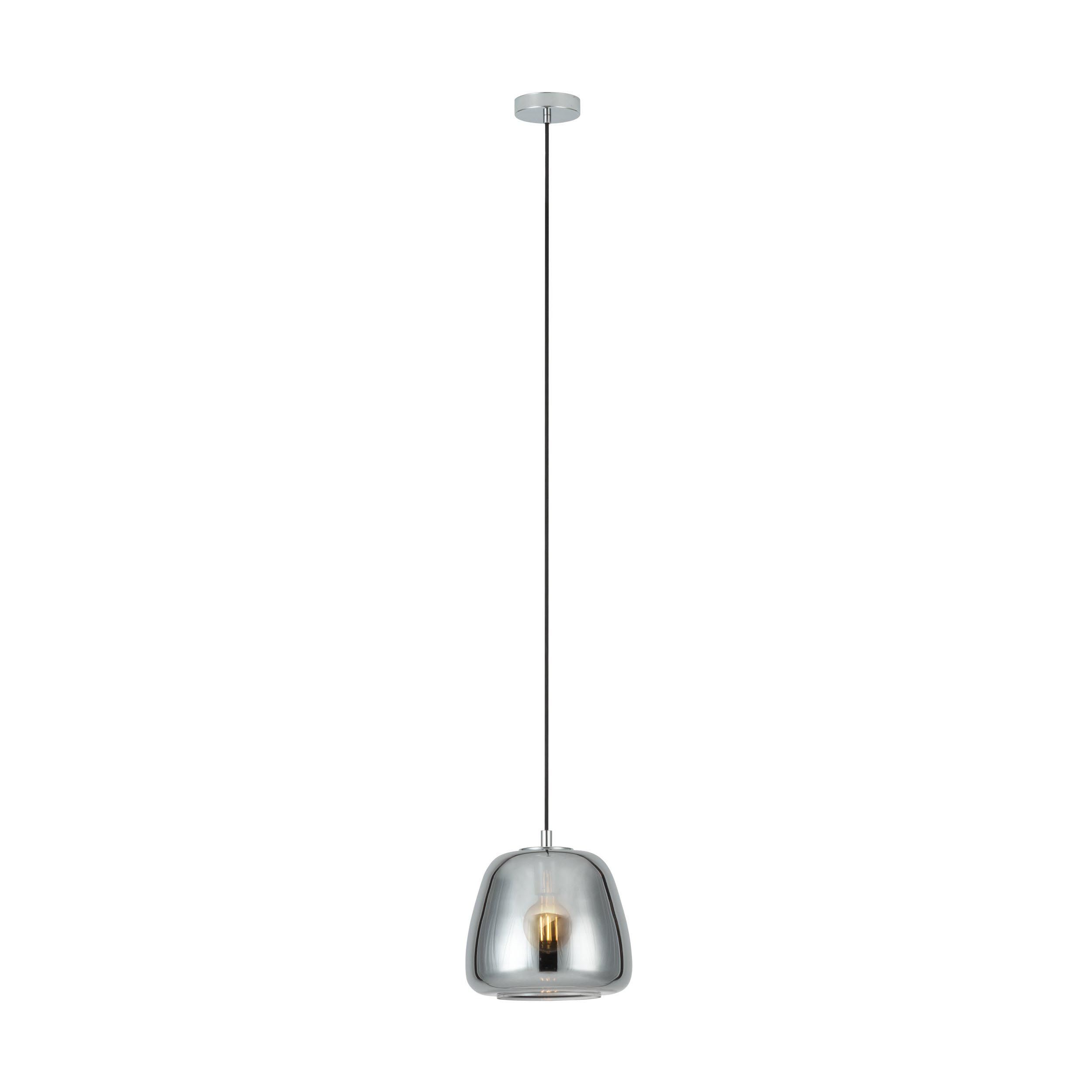 Suspension ALBARINO verre fumé Ø26cm