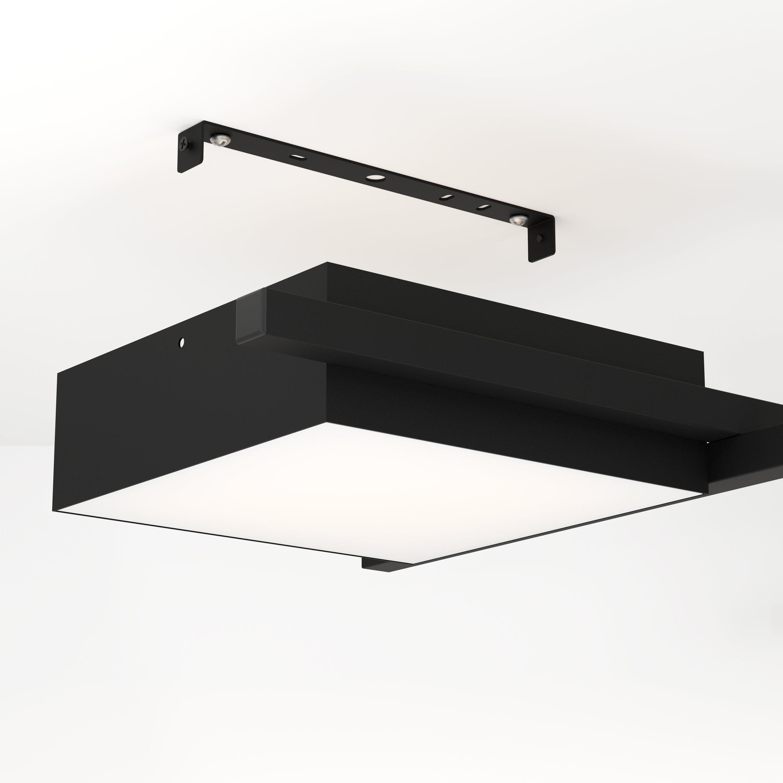 Plafonnier LED VIAREGGIO noir L81,5cm