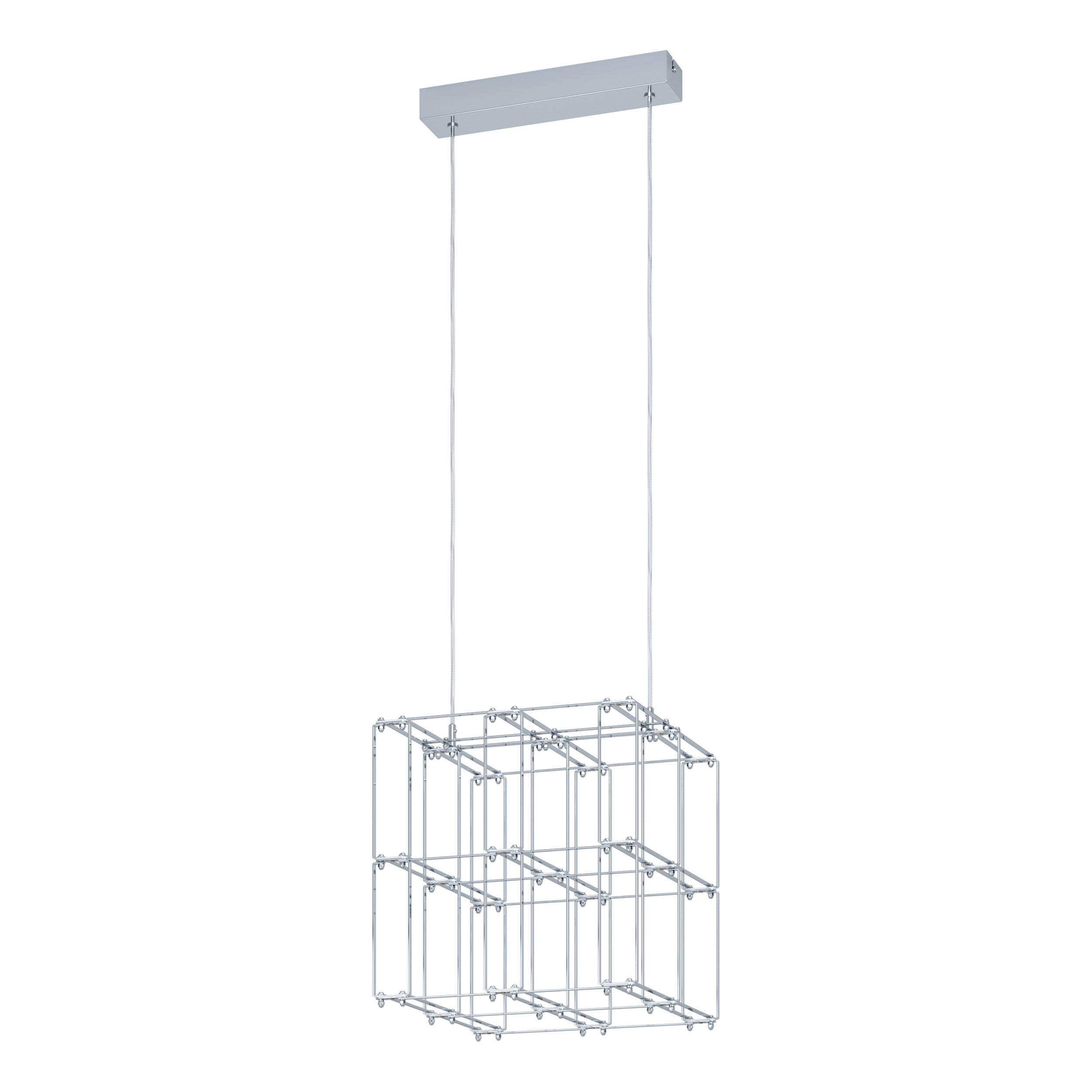 Suspension LED FRONTERA argenté L30cm