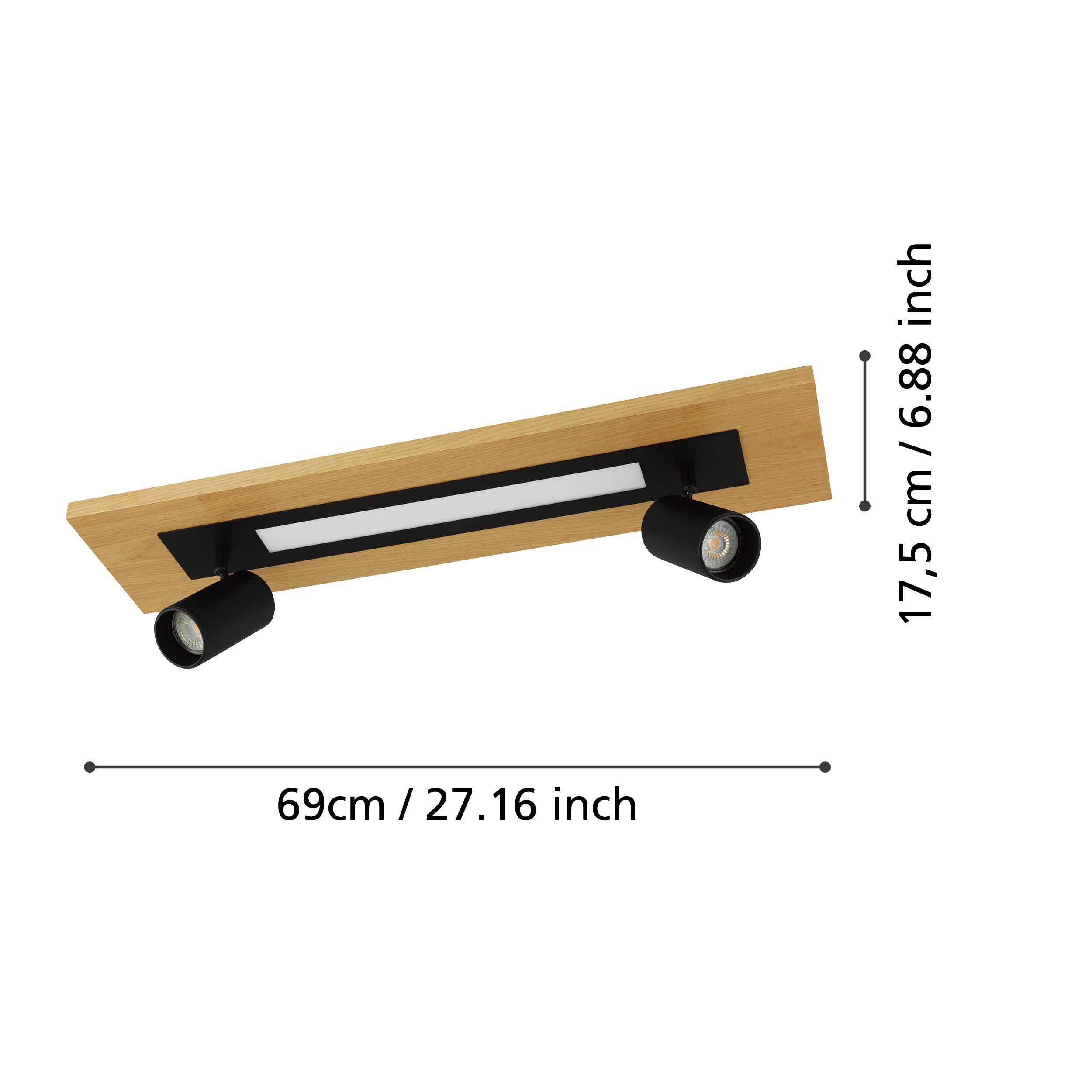 Plafonnier LED TORRESTRALLE naturel L69cm