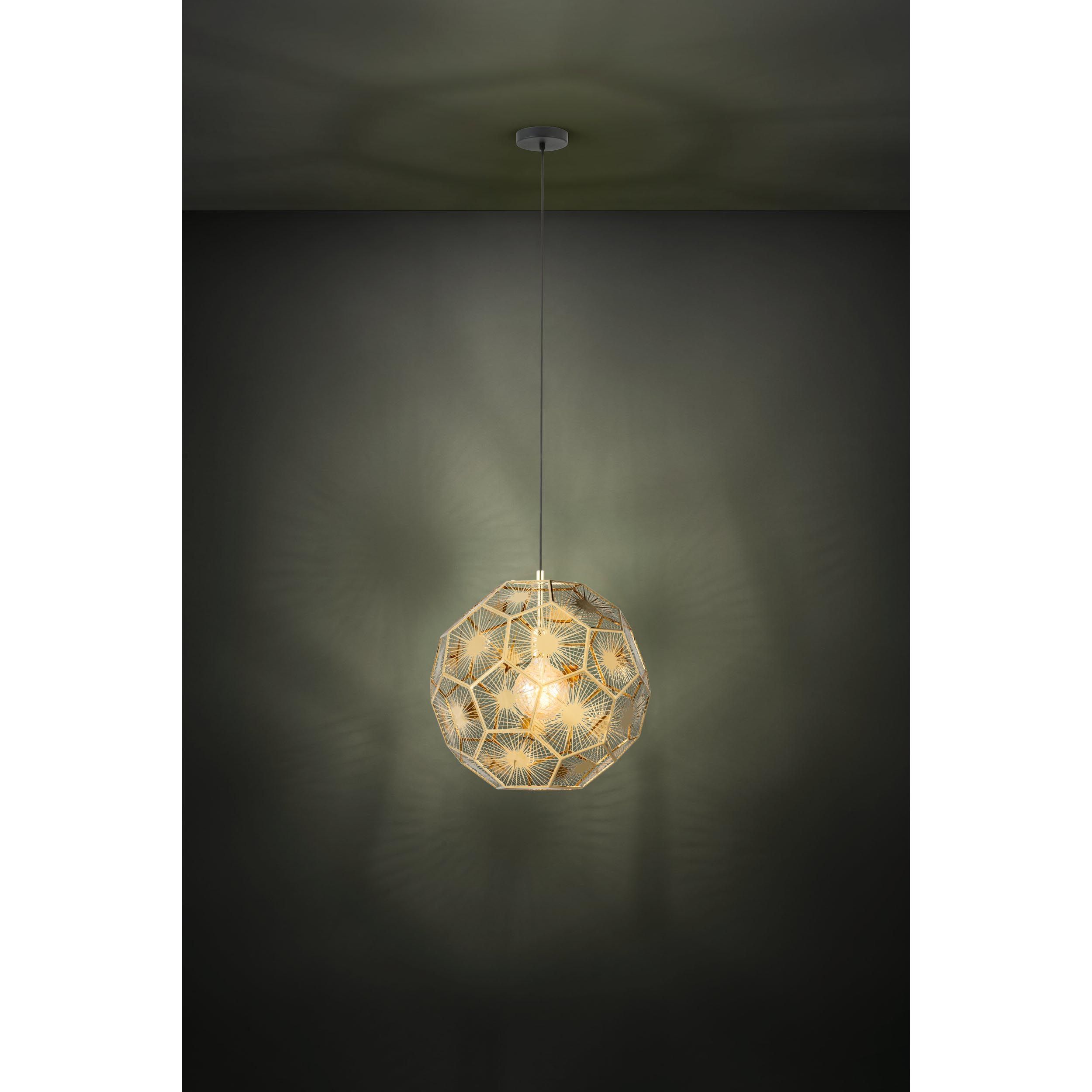 Suspension SKOURA doré Ø50cm
