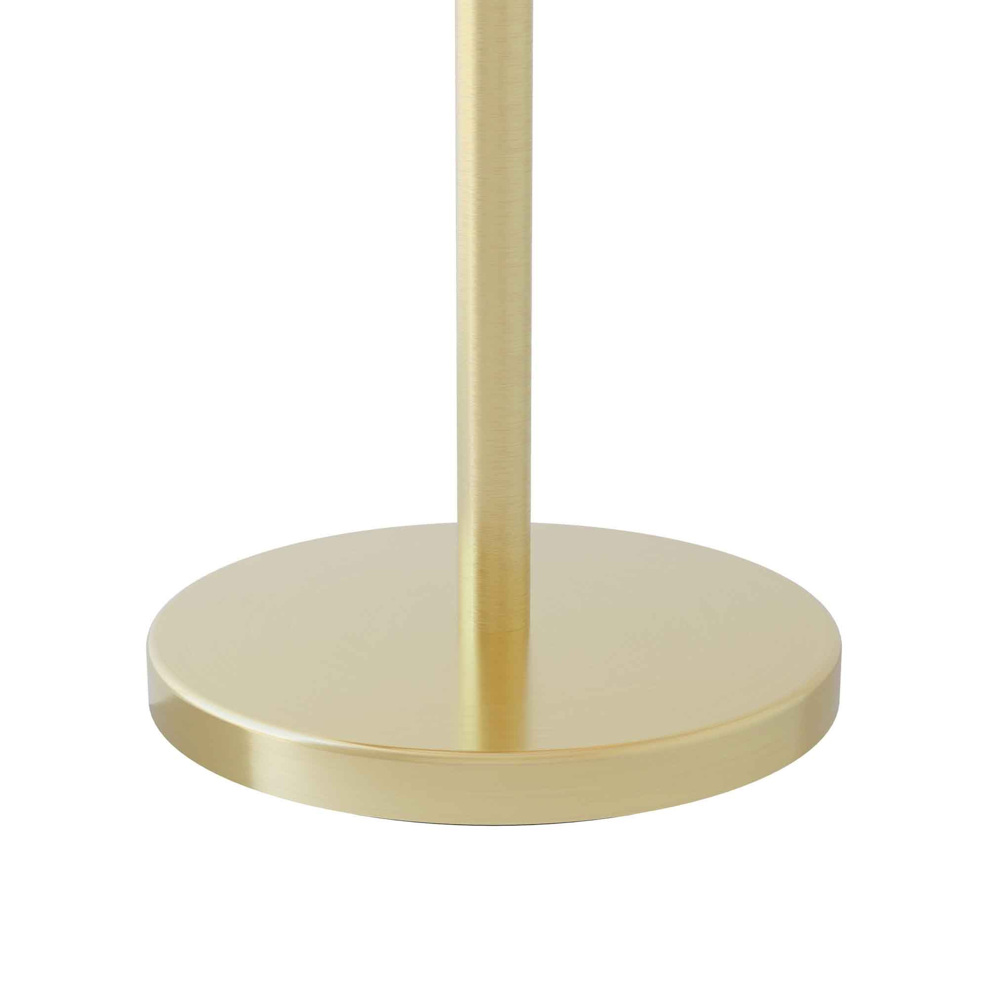 Lampe TAMARESCO velours blanc Ø30cm