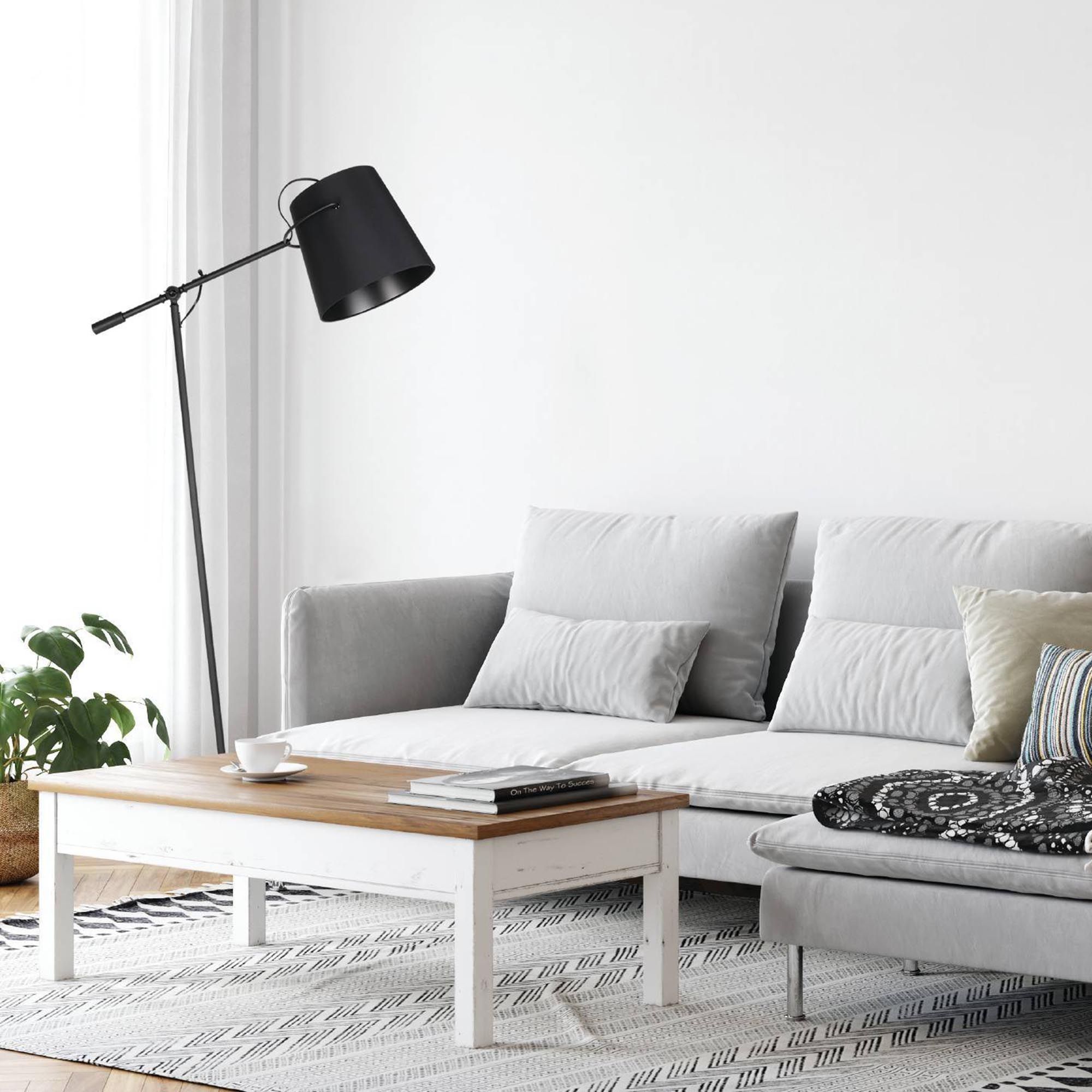 Lamapadaire GRANADILLOS noir H153cm