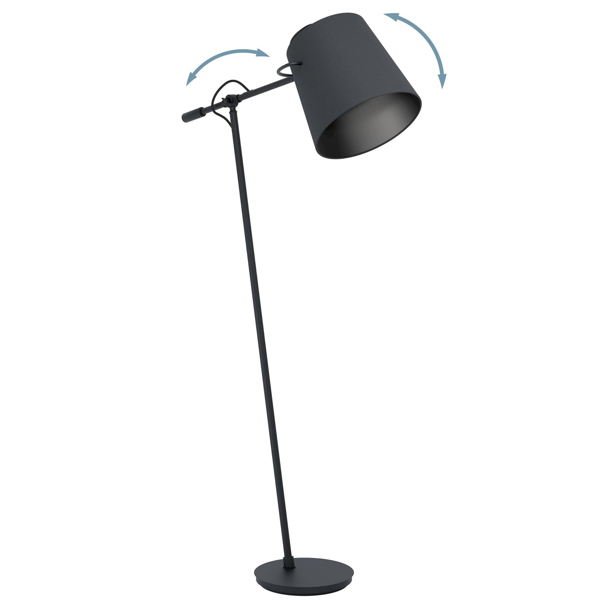 Lamapadaire GRANADILLOS noir H153cm
