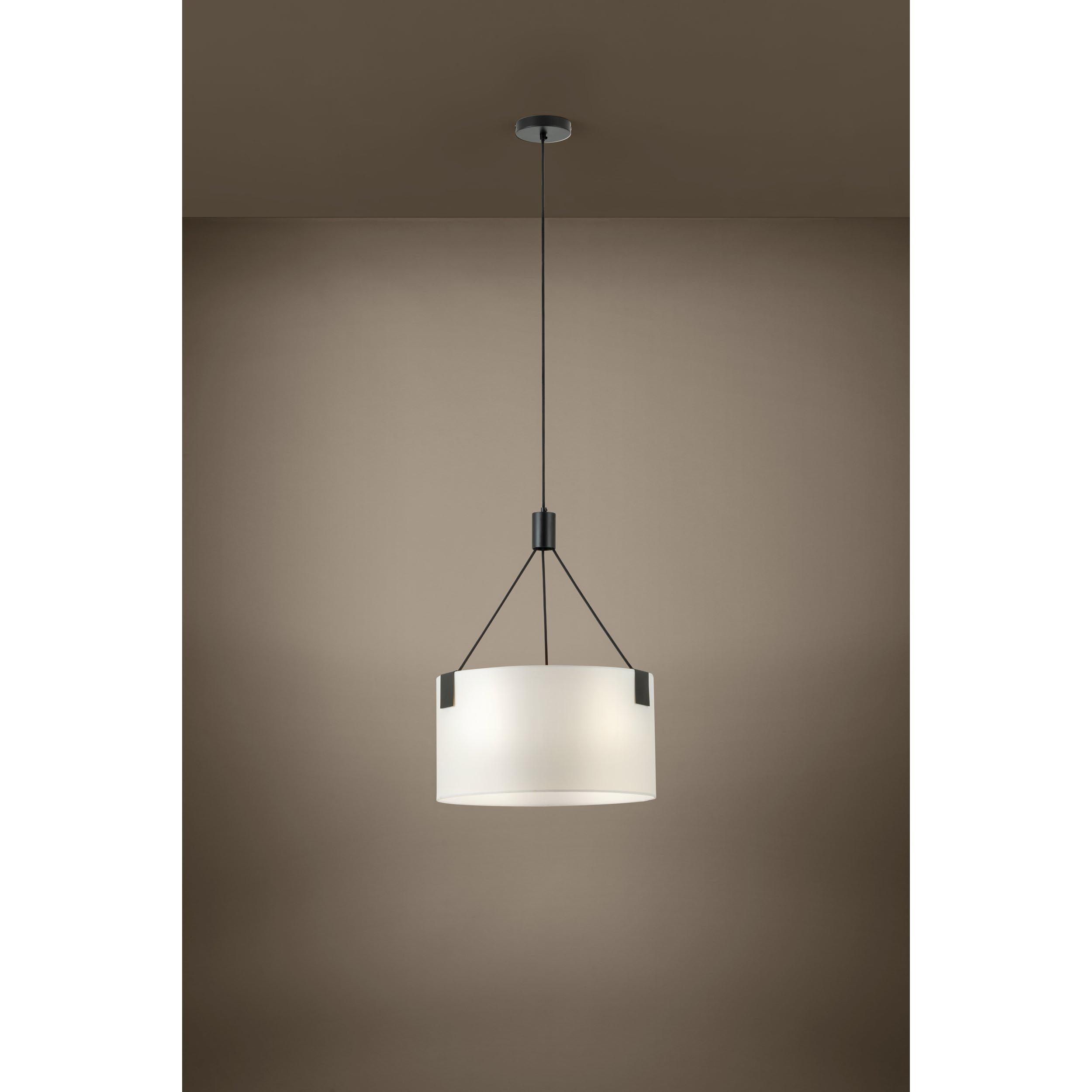 Suspension TORTOLA blanc Ø45cm