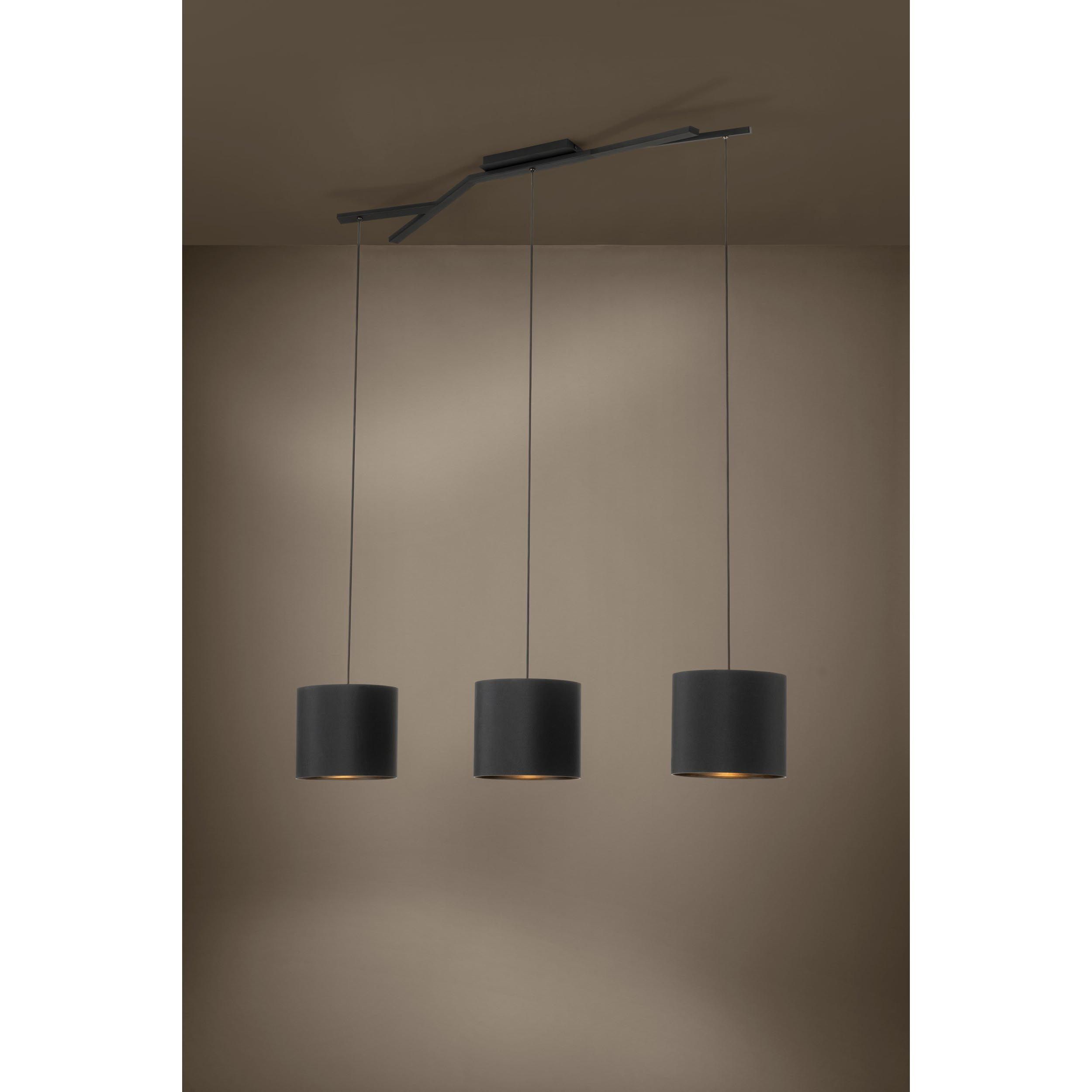 Suspension BALNARIO noir L130,50cm