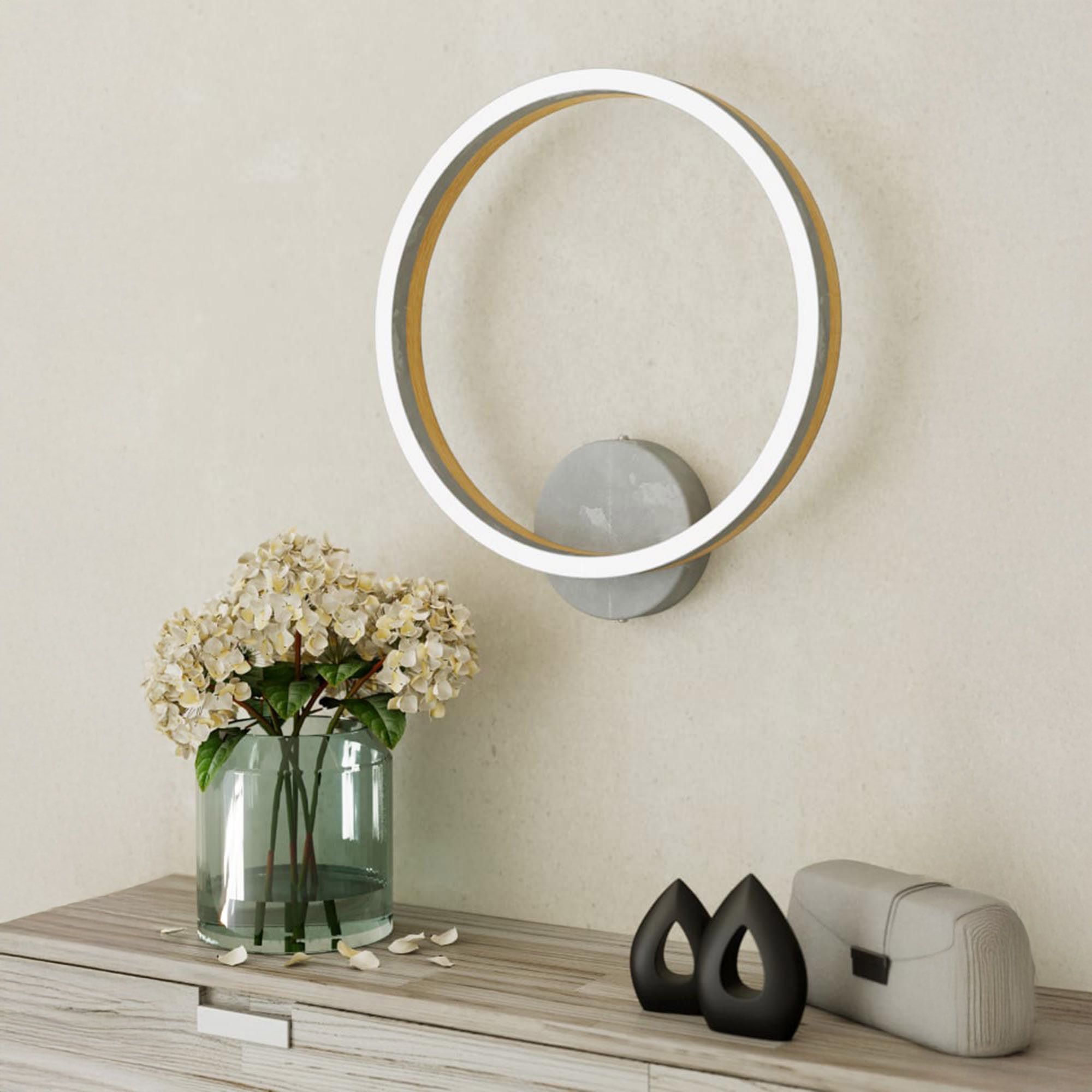 Applique LED CADINARO gris H33cm