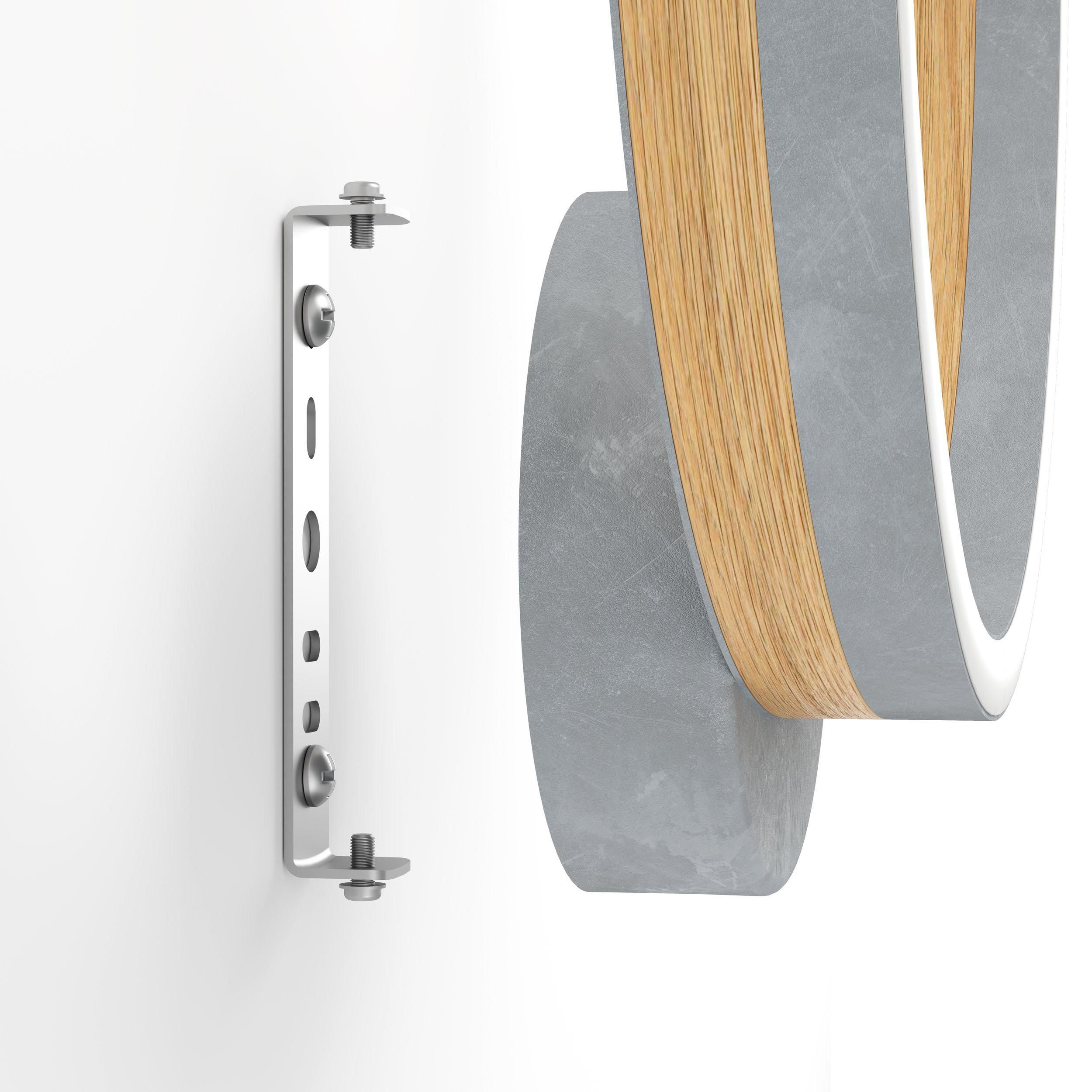 Applique LED CADINARO gris H33cm