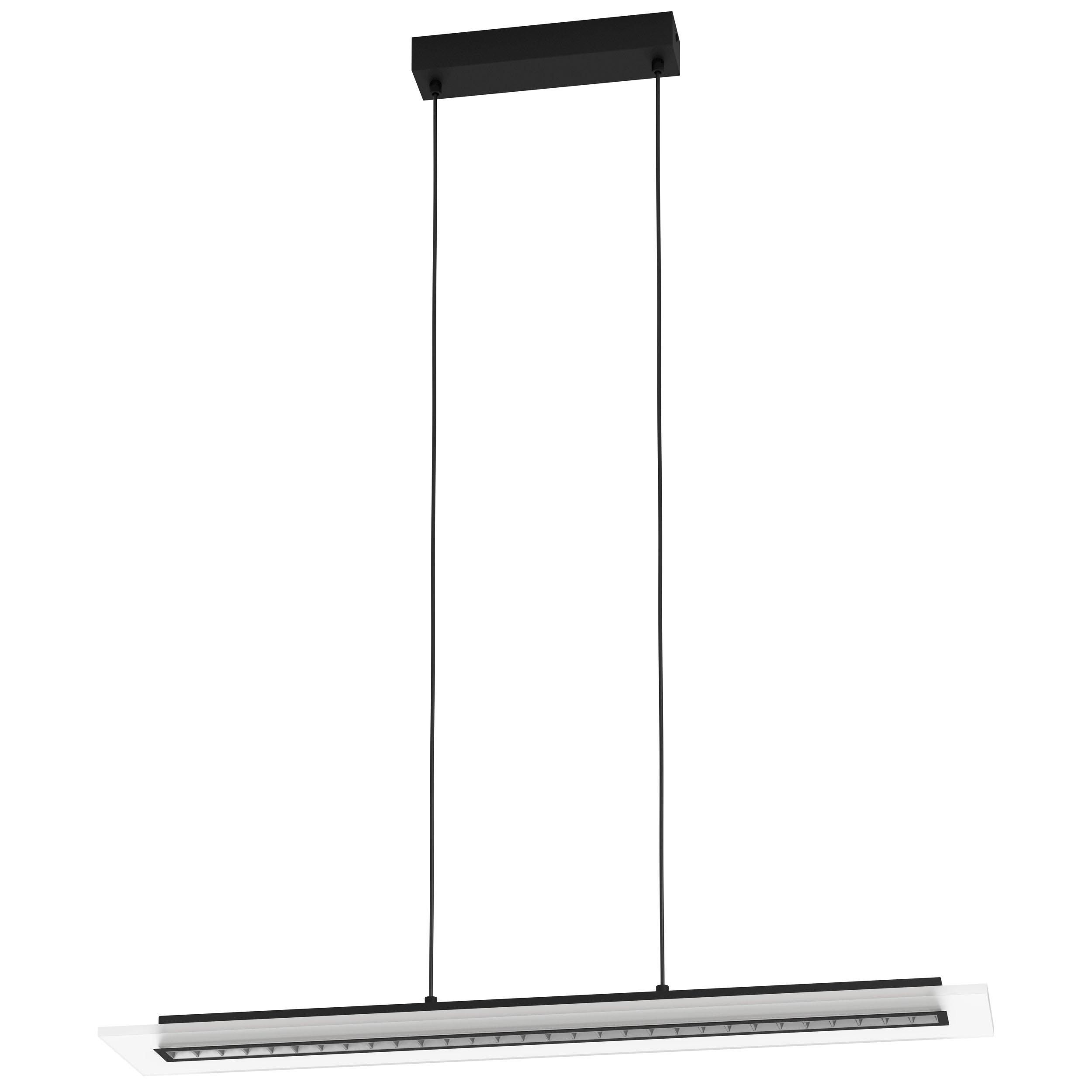 Suspension LED BUCITA noir L90cm