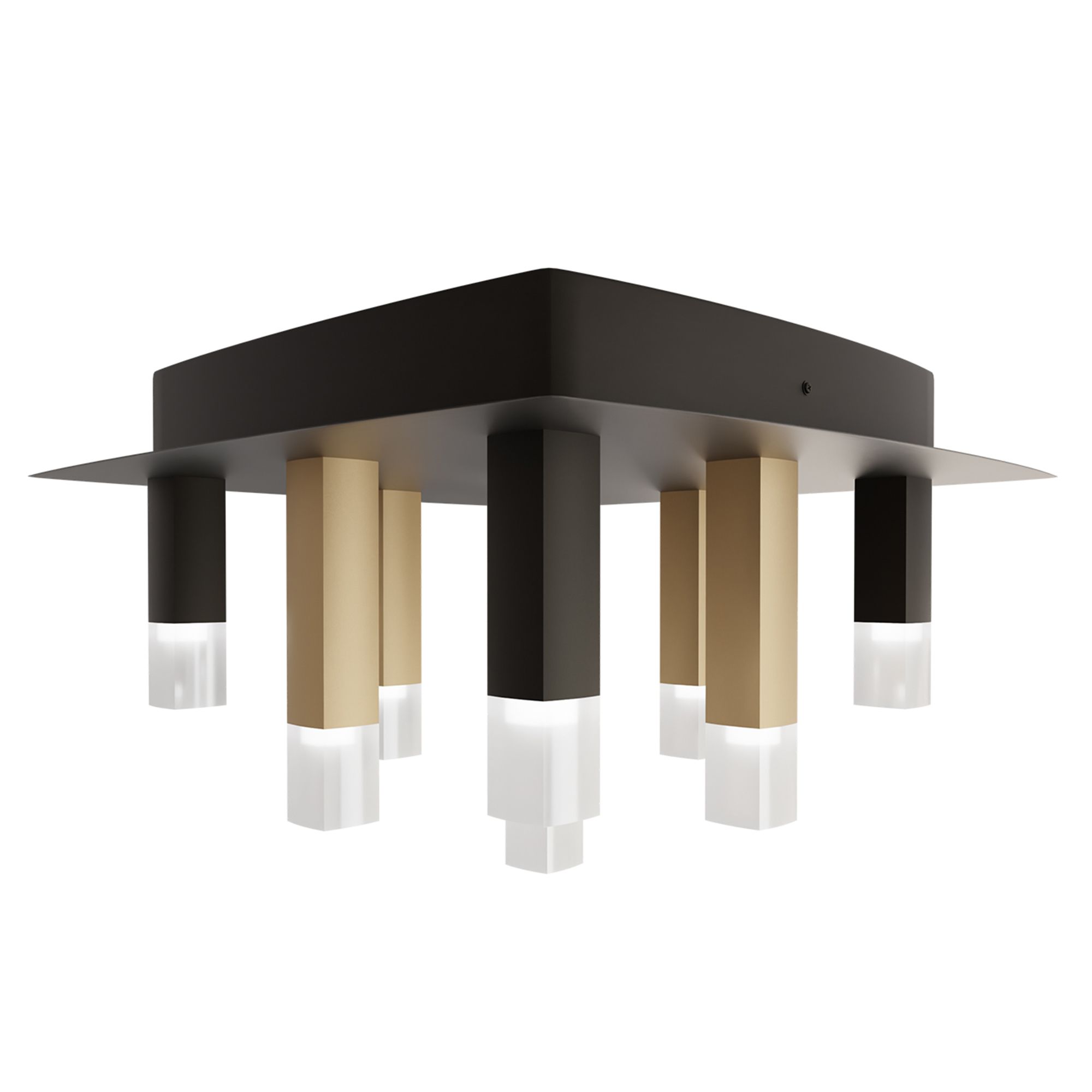 Plafonnier LED ESTANTEIROS marron L42cm