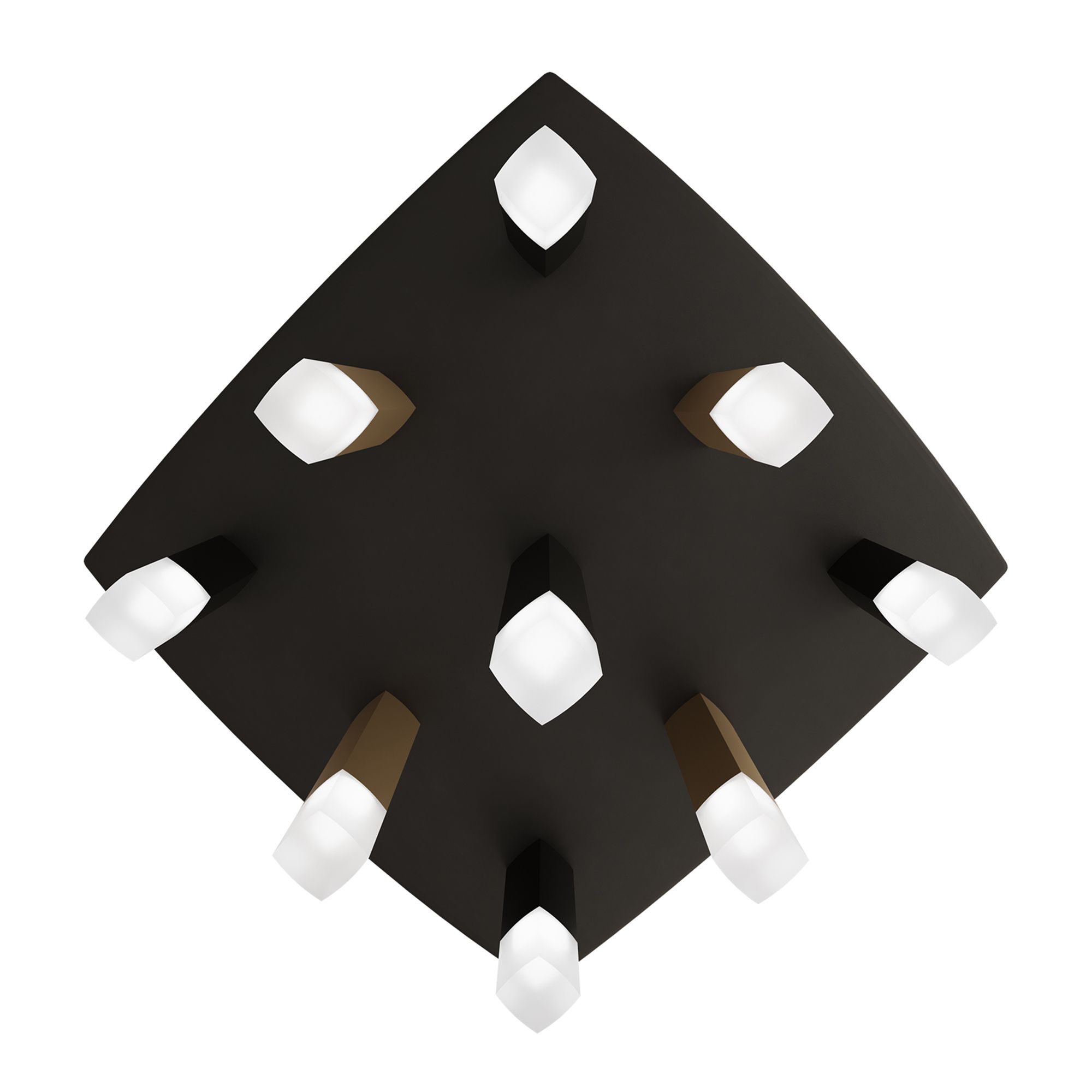 Plafonnier LED ESTANTEIROS marron L42cm