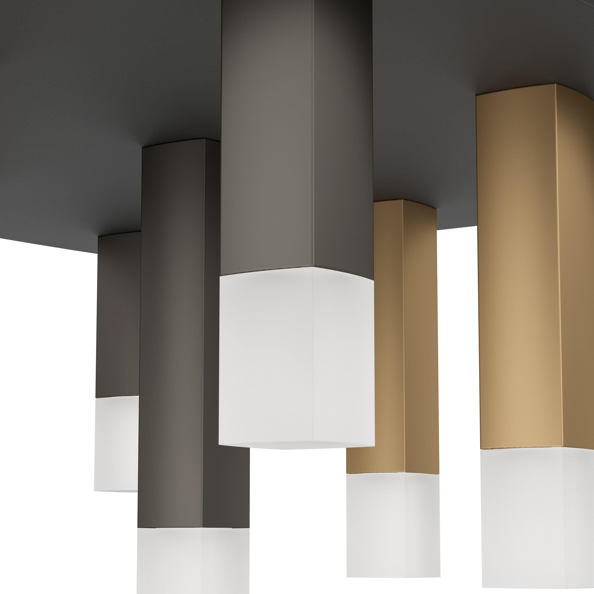 Plafonnier LED ESTANTEIROS marron L42cm