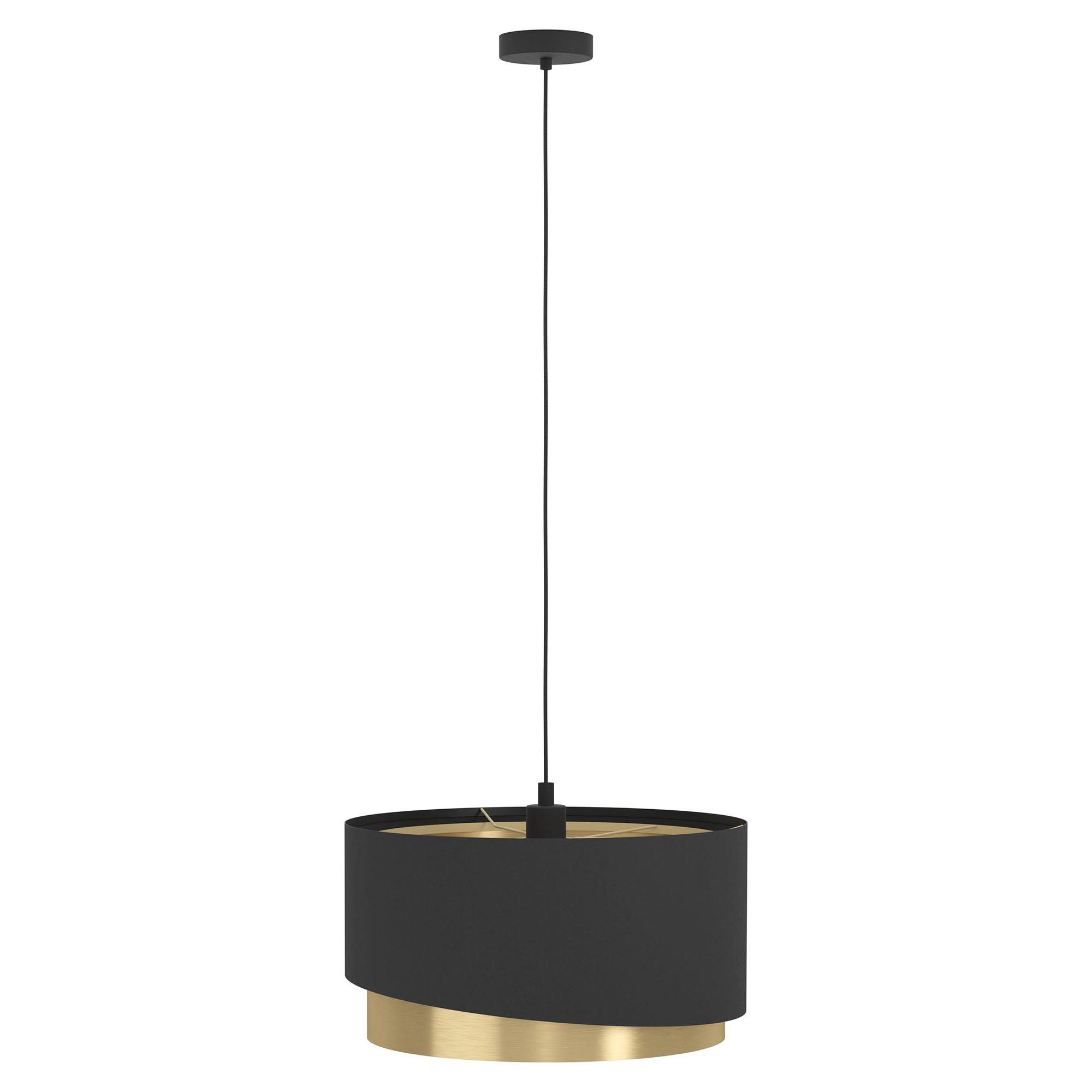 Suspension MANDERLINE noir/doré Ø45cm