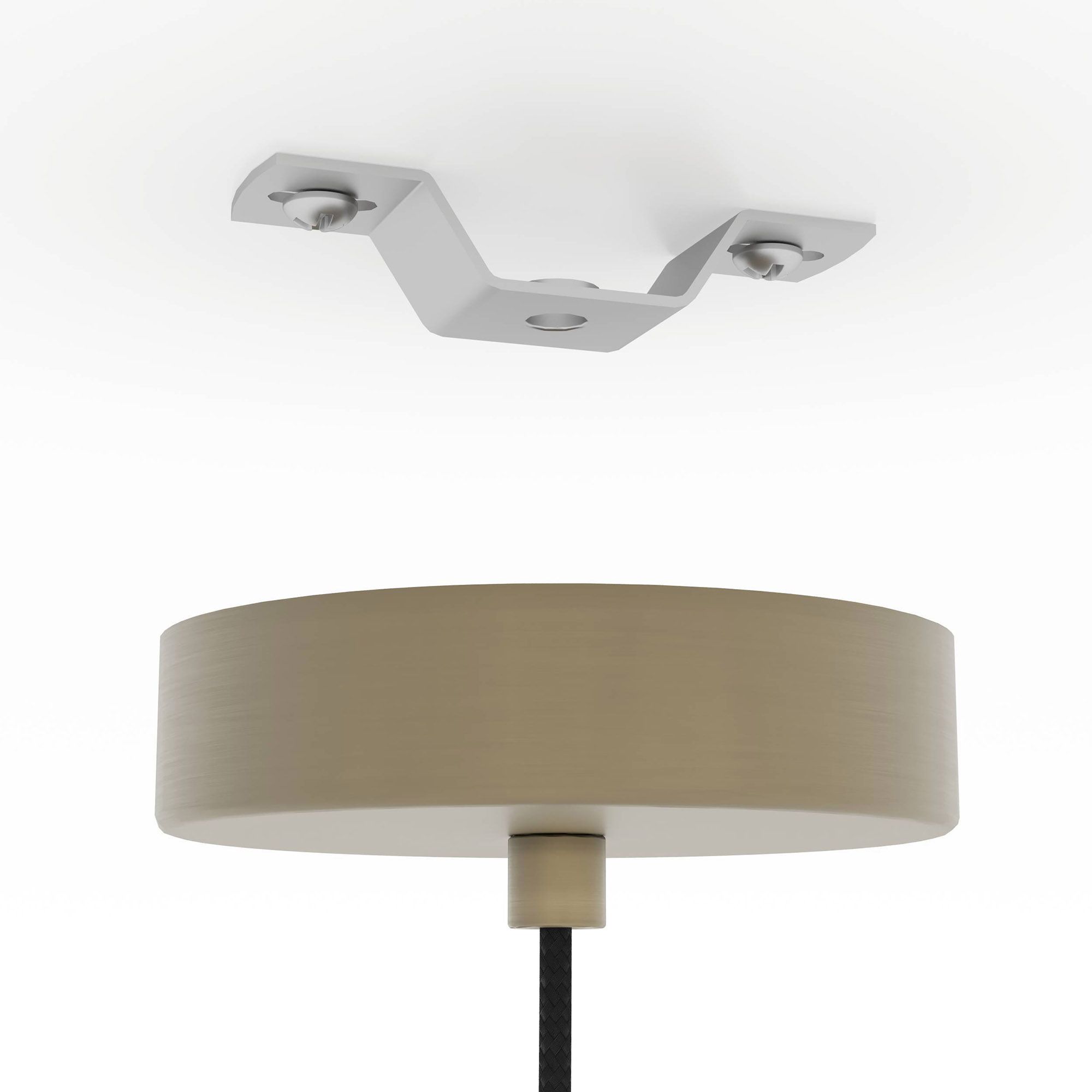 Suspension MANDERLINE noir/doré Ø45cm
