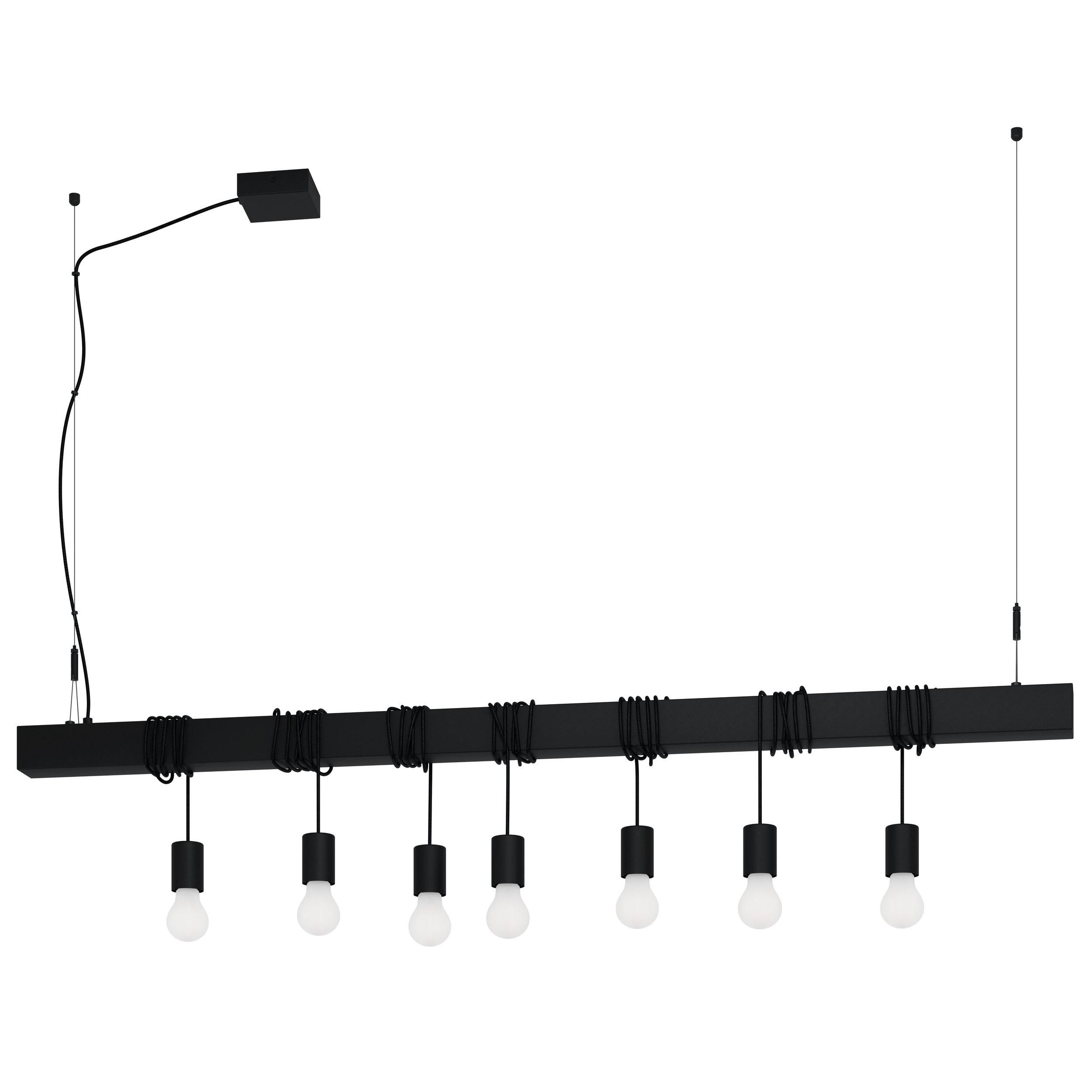 Suspension TOWNSHEND-B noir L150cm