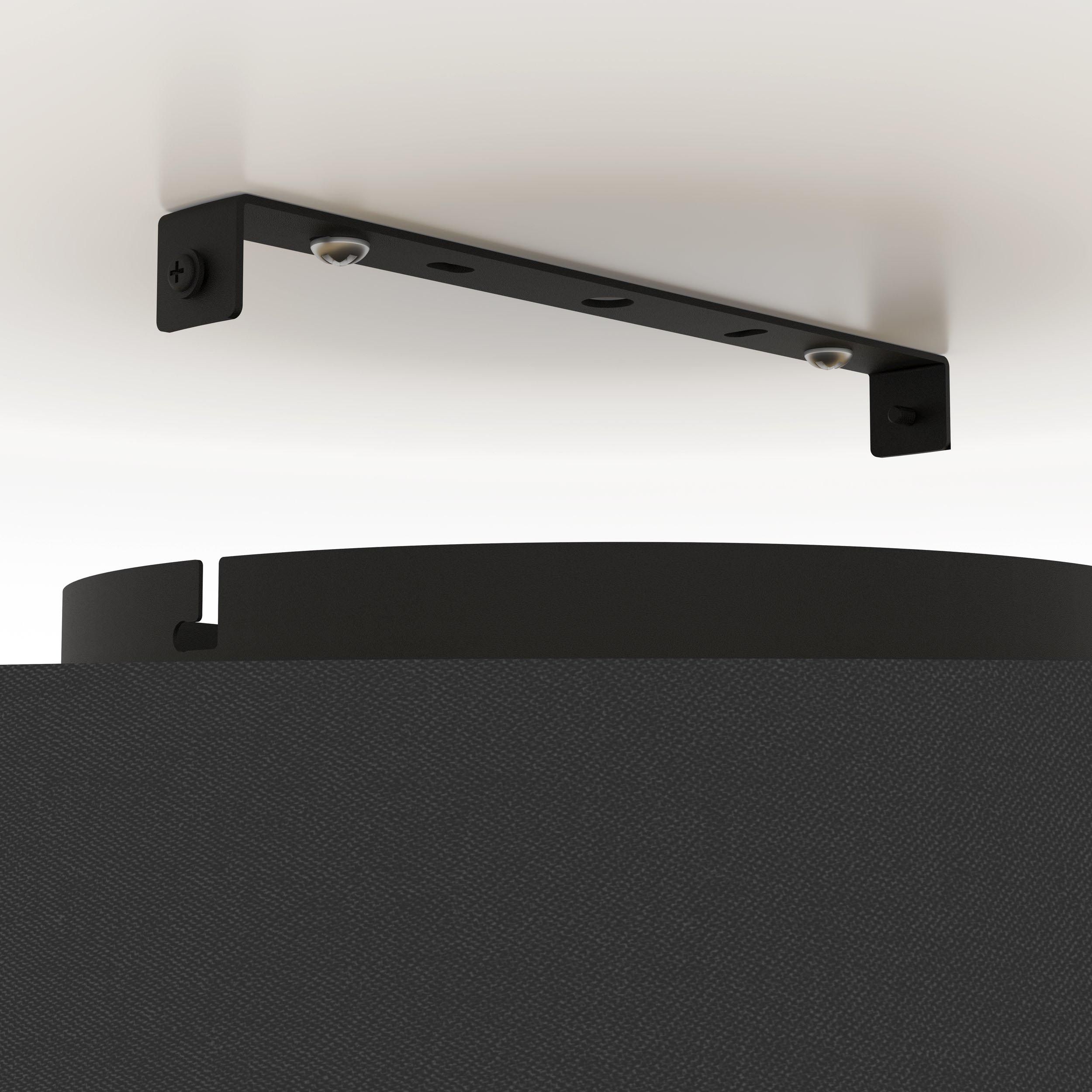 Plafonnier TORTOLA 1 noir/doré Ø45cm