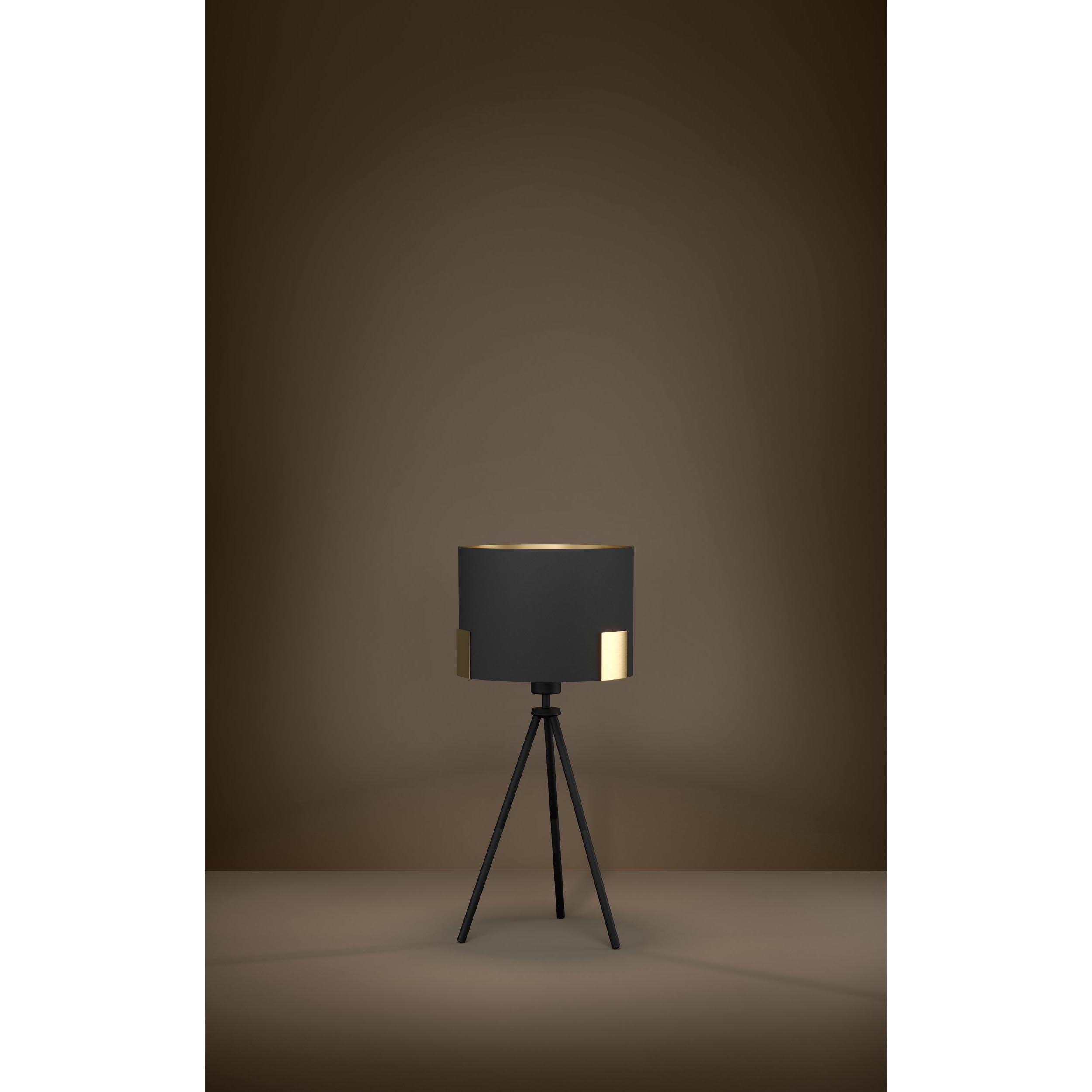 Lampe de sol métal noir TORTOLA 1 E27 1X40W