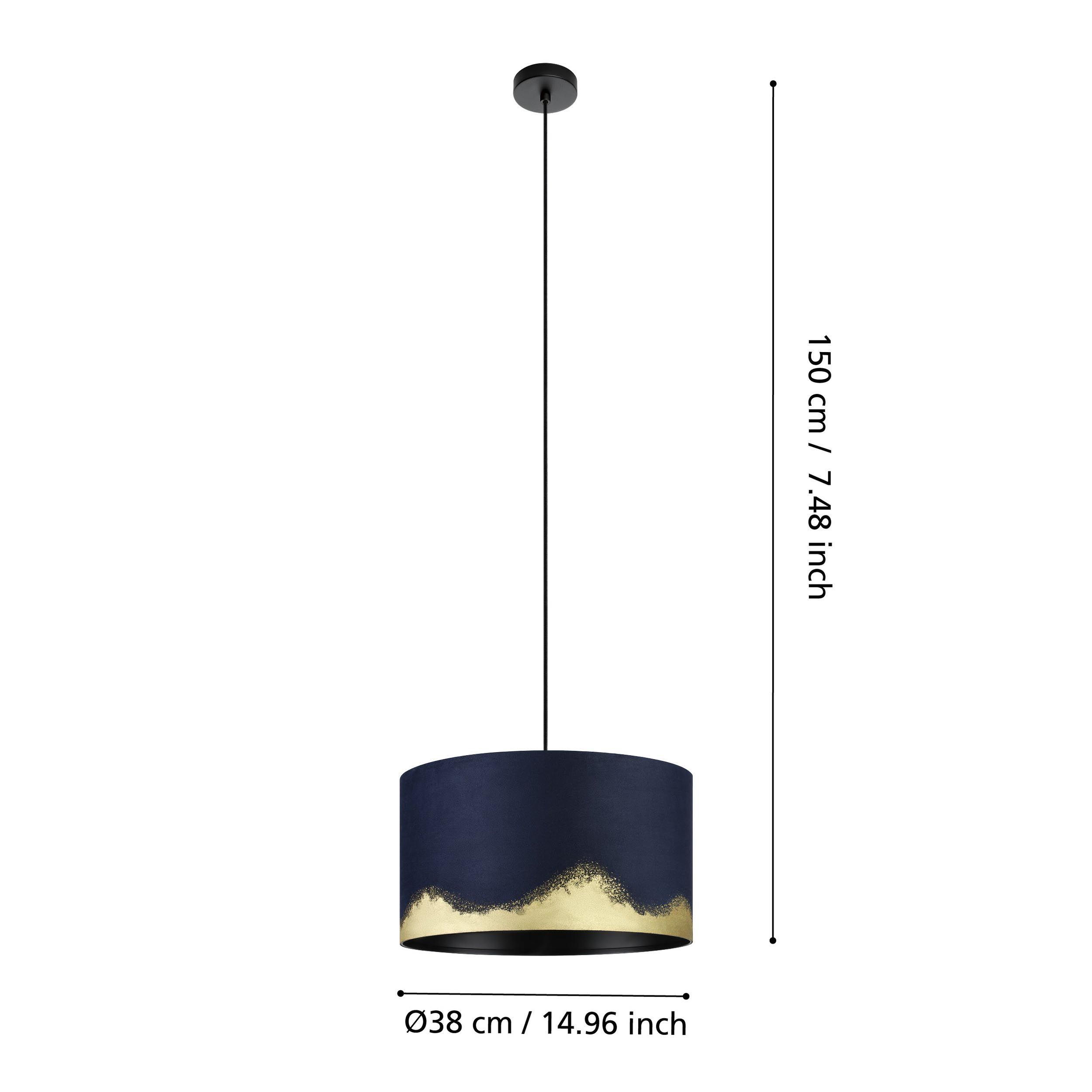 Suspension TORTOLA 1 bleur/doré Ø38cm