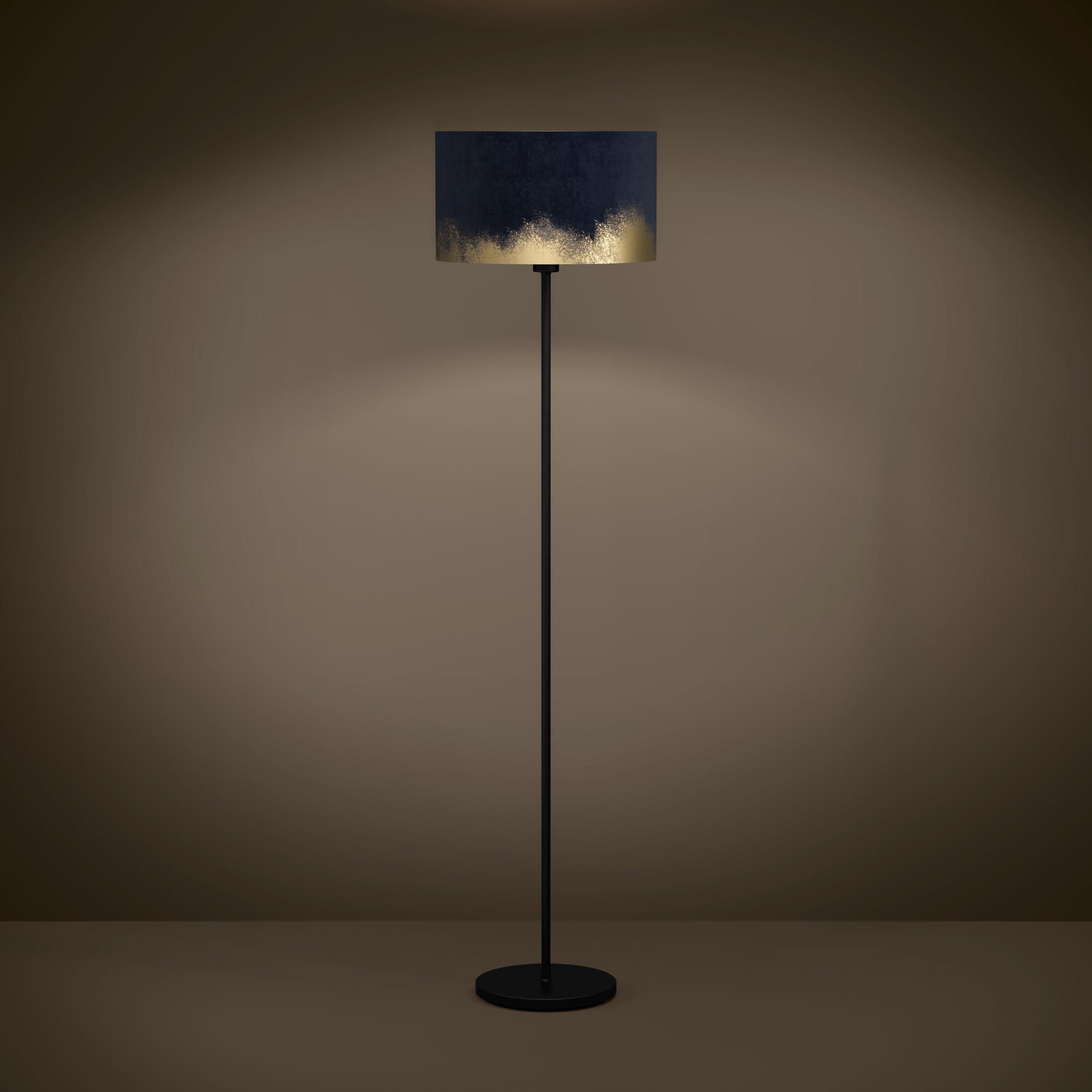 Lamapadaire TORTOLA 1 bleu/doré H151cm
