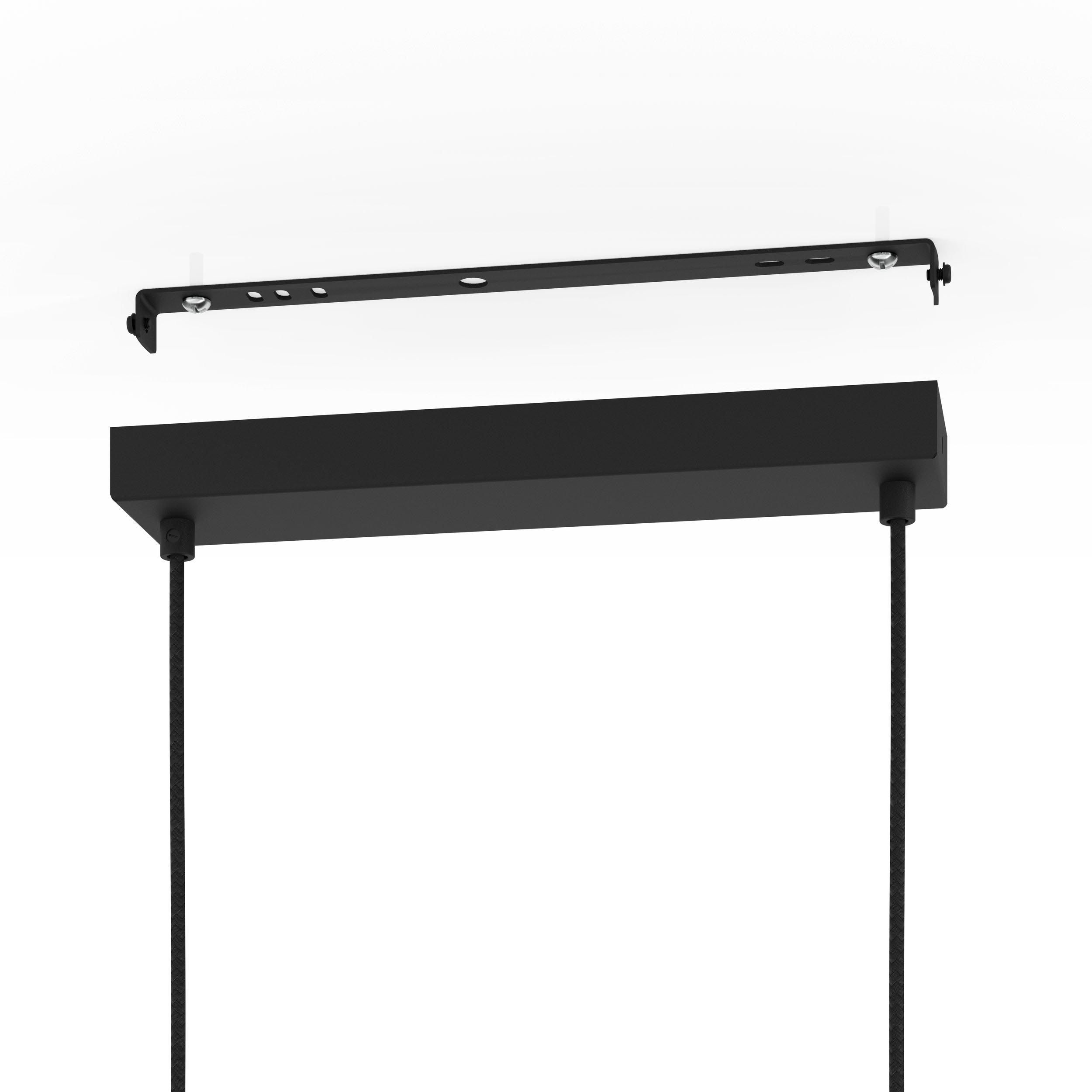 Plafonnier ALTAMIRA noir/doré L115,5cm