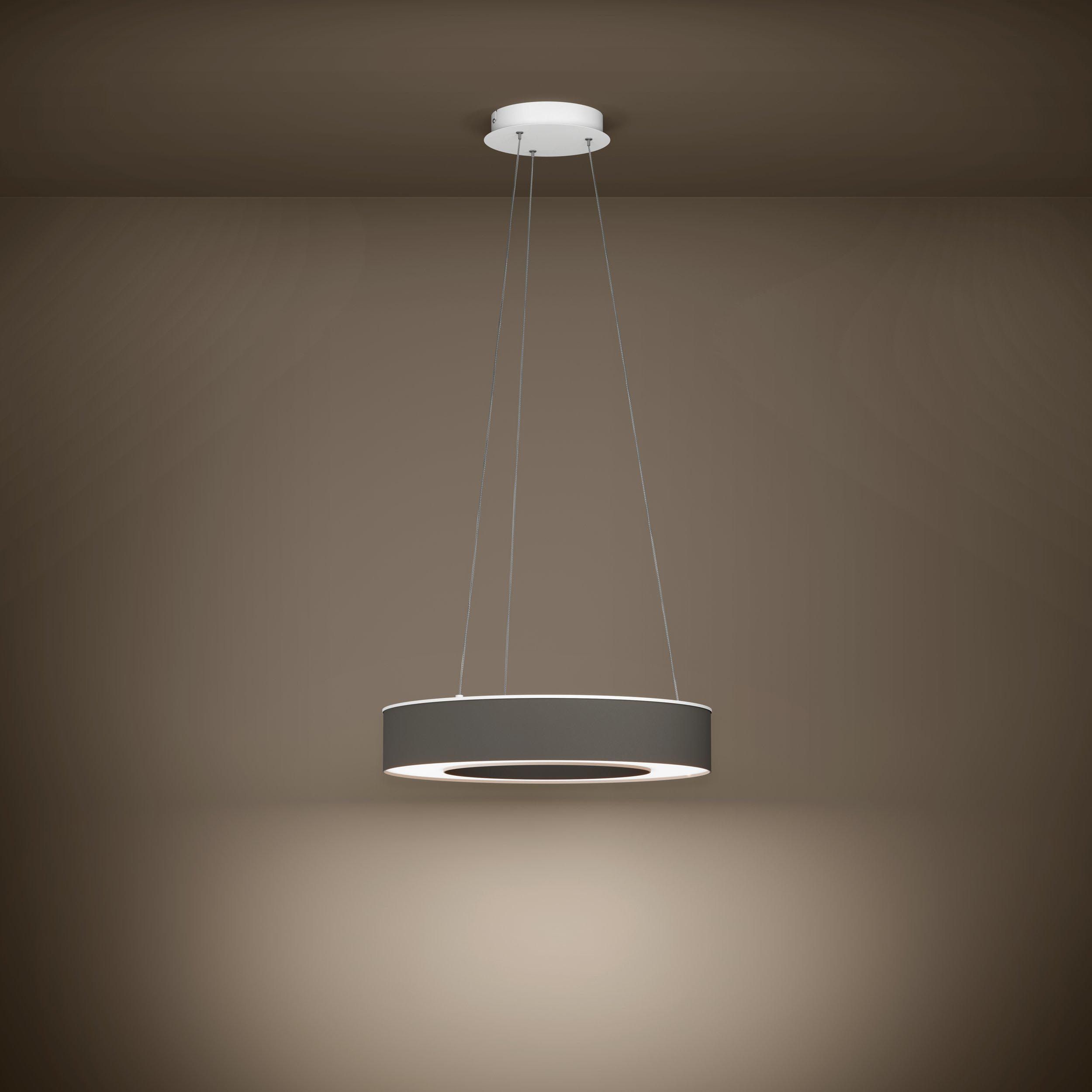 Suspension LED GUAMARE marron Ø53cm