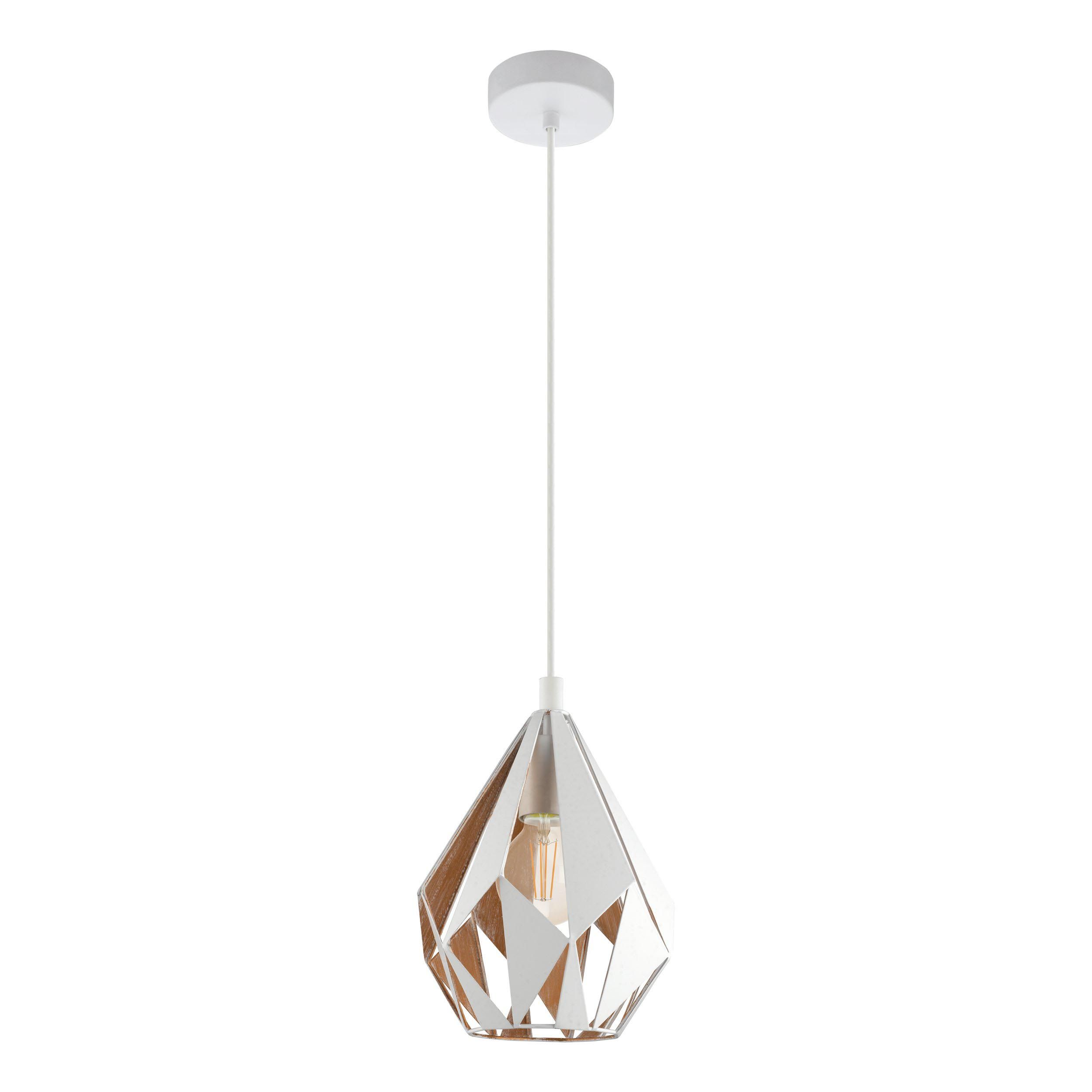 Suspension CARLTON 1 blanc Ø20,5cm