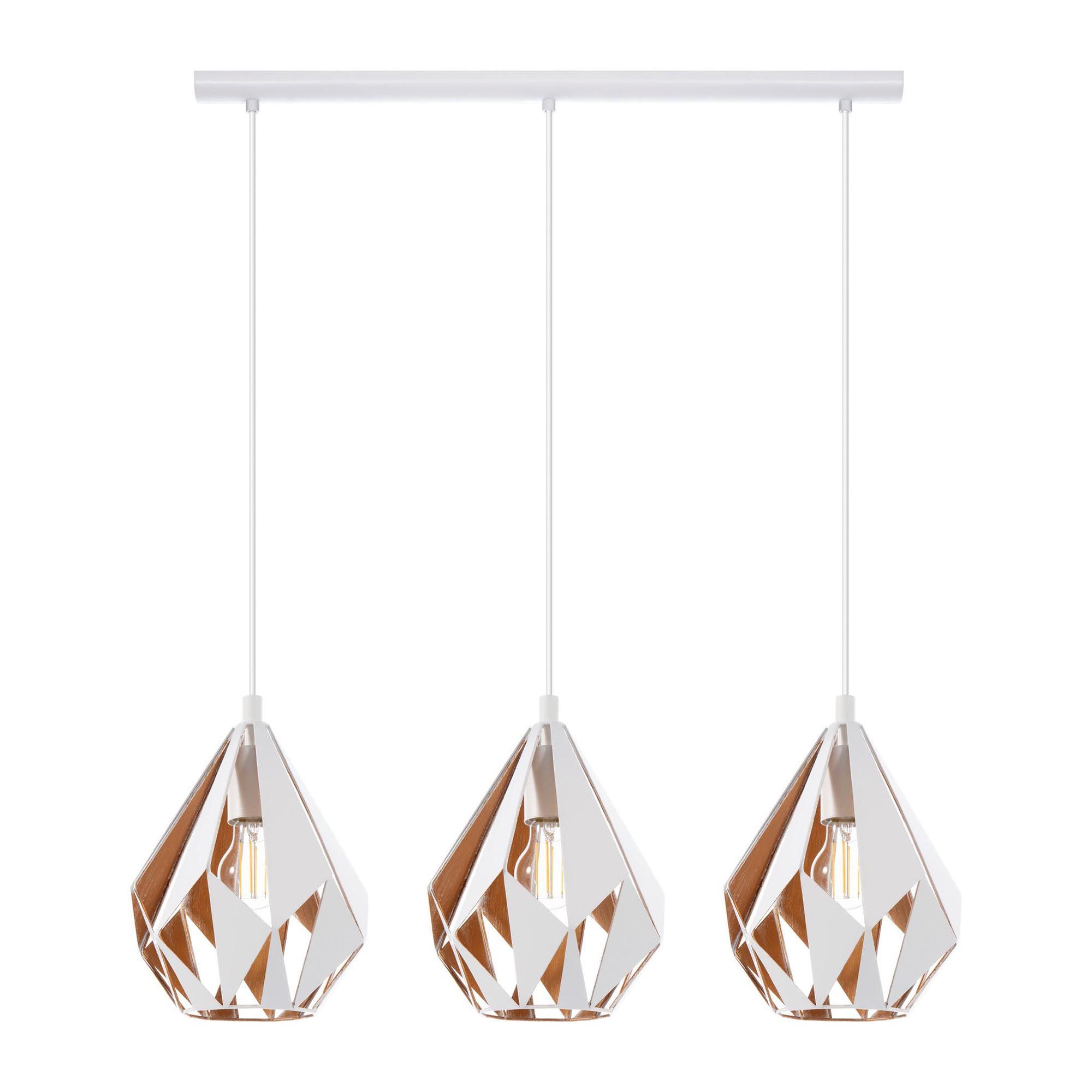 Suspension CARLTON 1 blanc L80,5cm