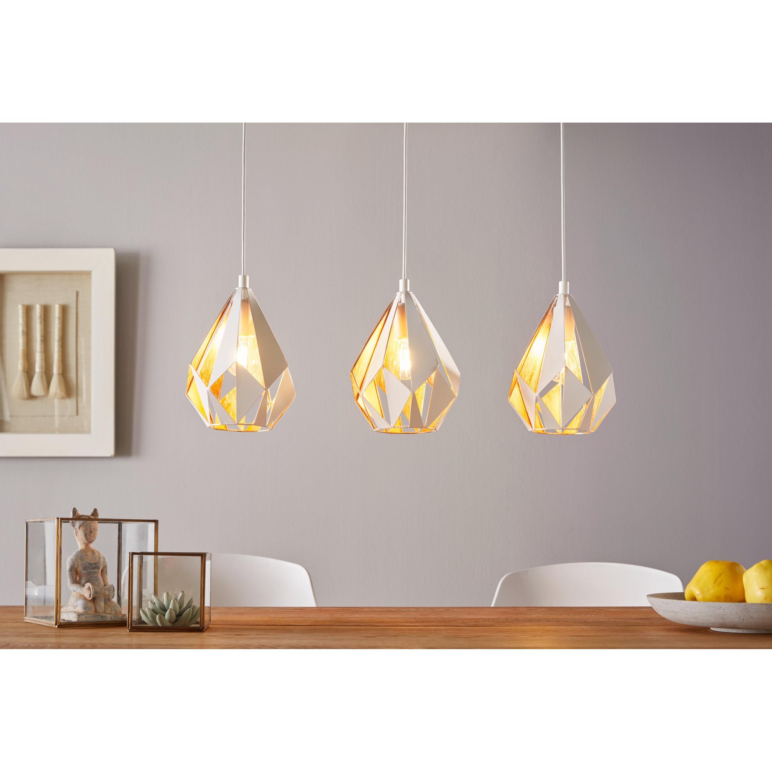 Suspension CARLTON 1 blanc L80,5cm