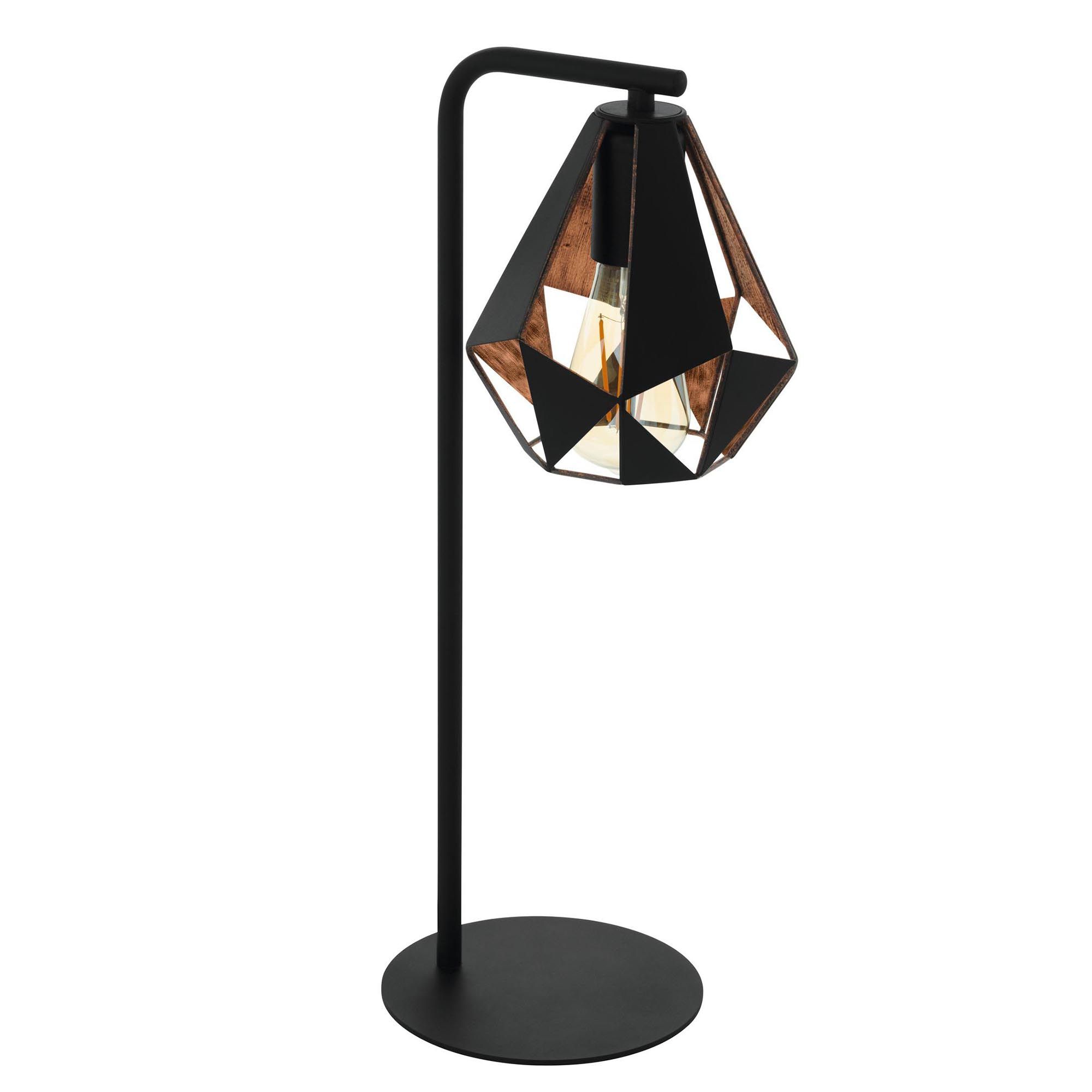 Lampe de table CARLTON 4 noir H51cm