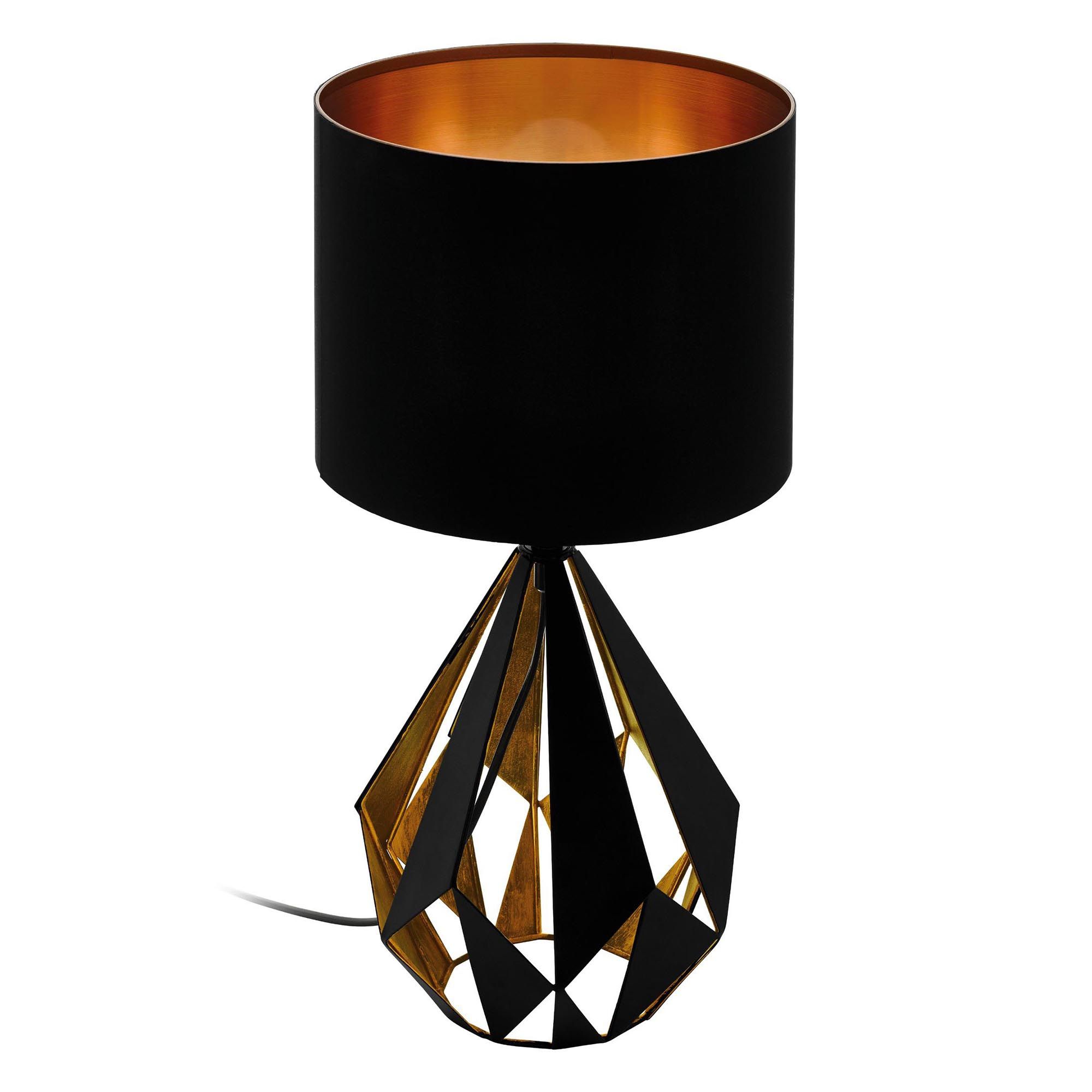 Lampe de table CARLTON 5 noir H51cm