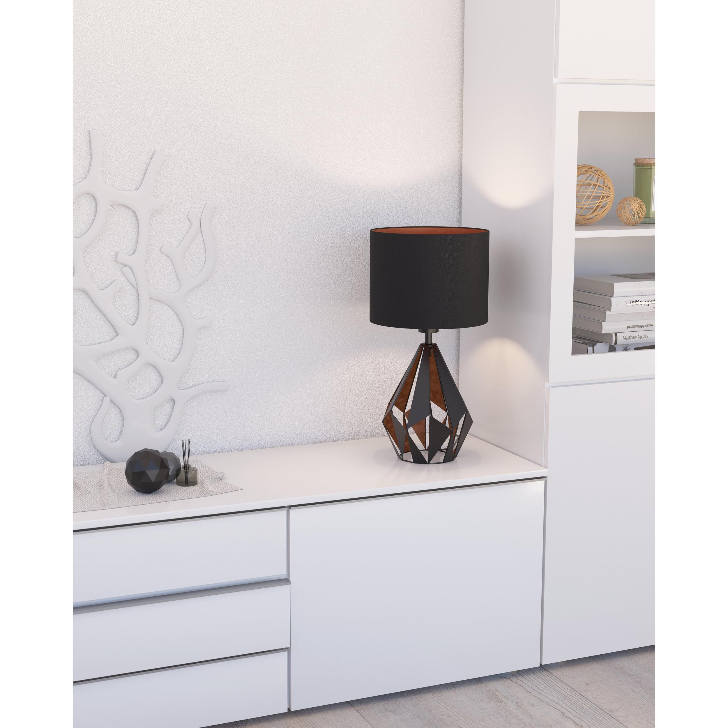 Lampe de table CARLTON 5 noir H51cm