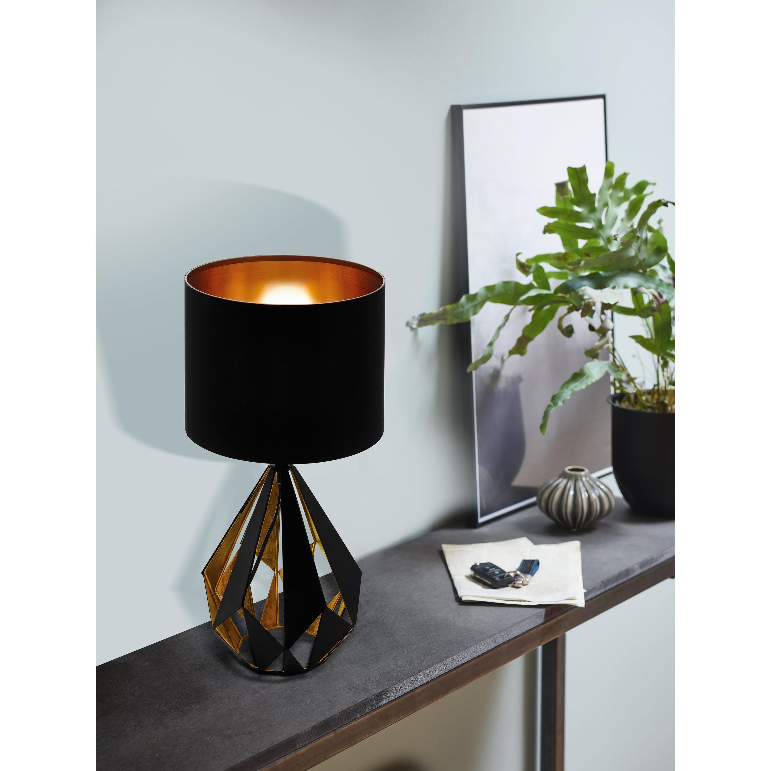 Lampe de table CARLTON 5 noir H51cm