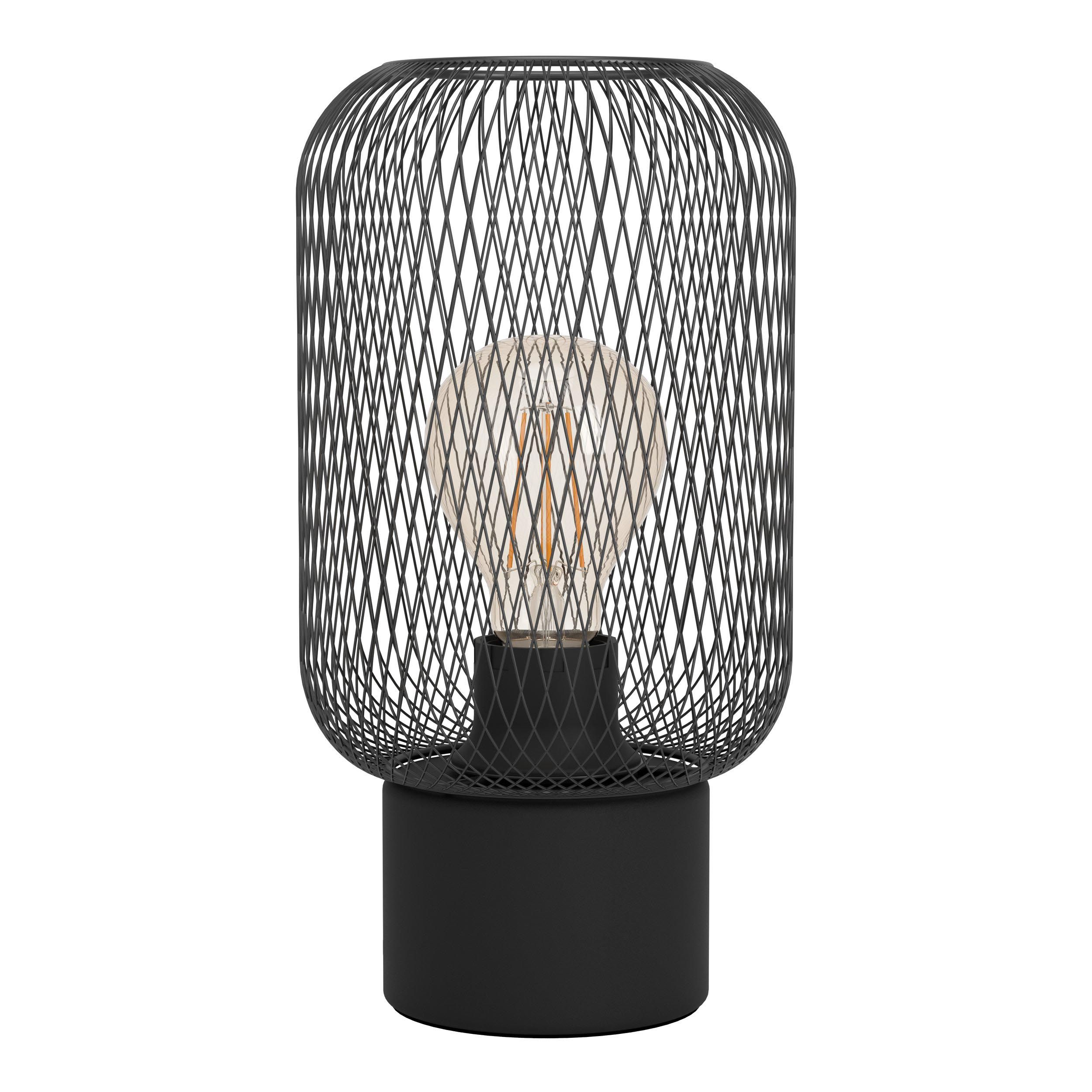 Lampe de table WRINGTON noir H28,5cm