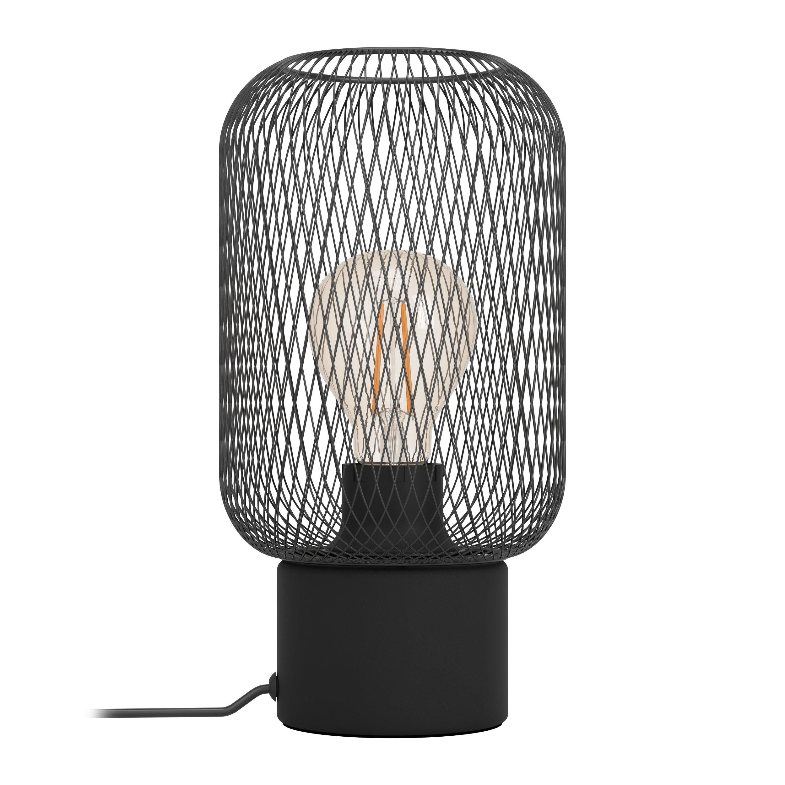 Lampe de table WRINGTON noir H28,5cm