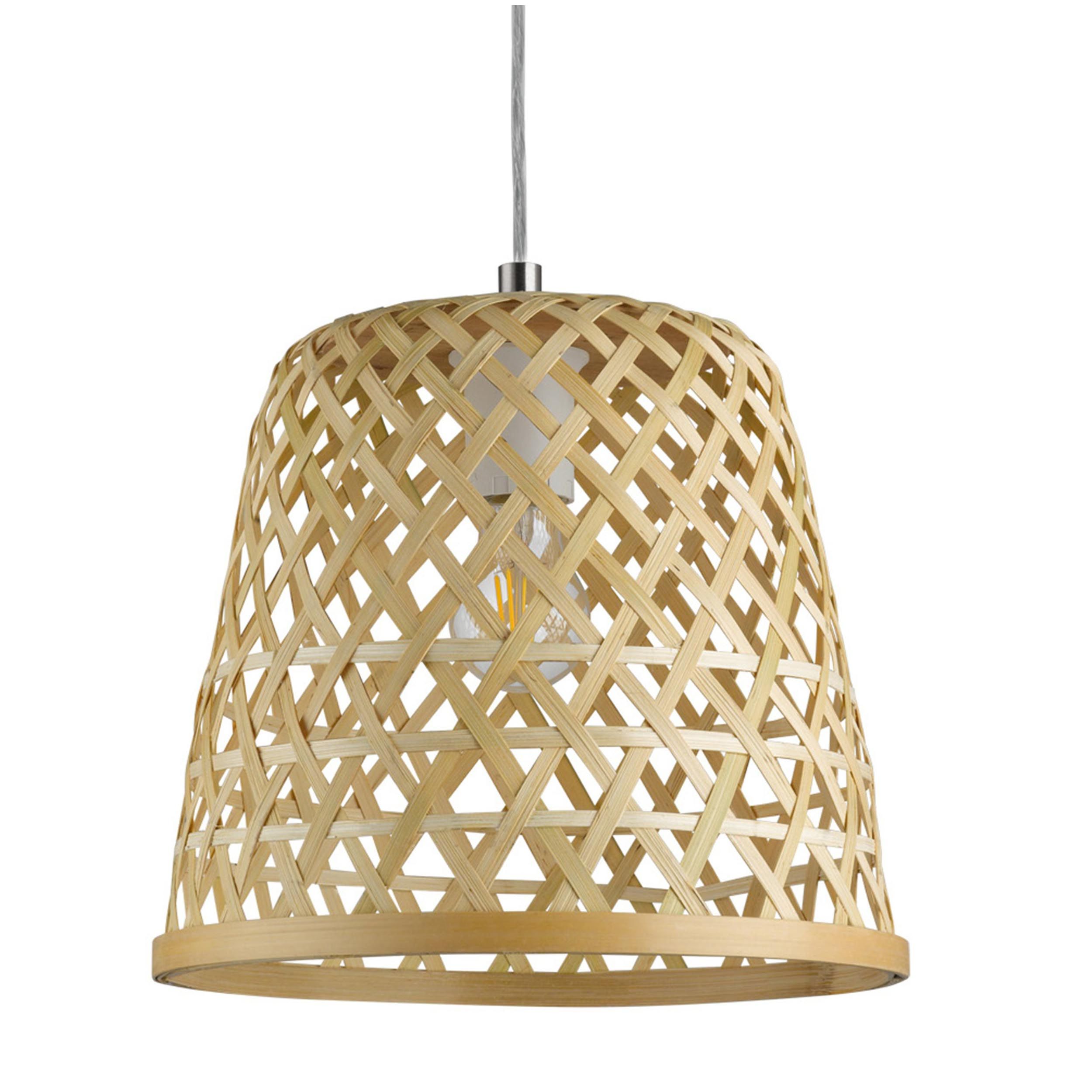 Suspension KIRKCOLM bambou naturel Ø30cm